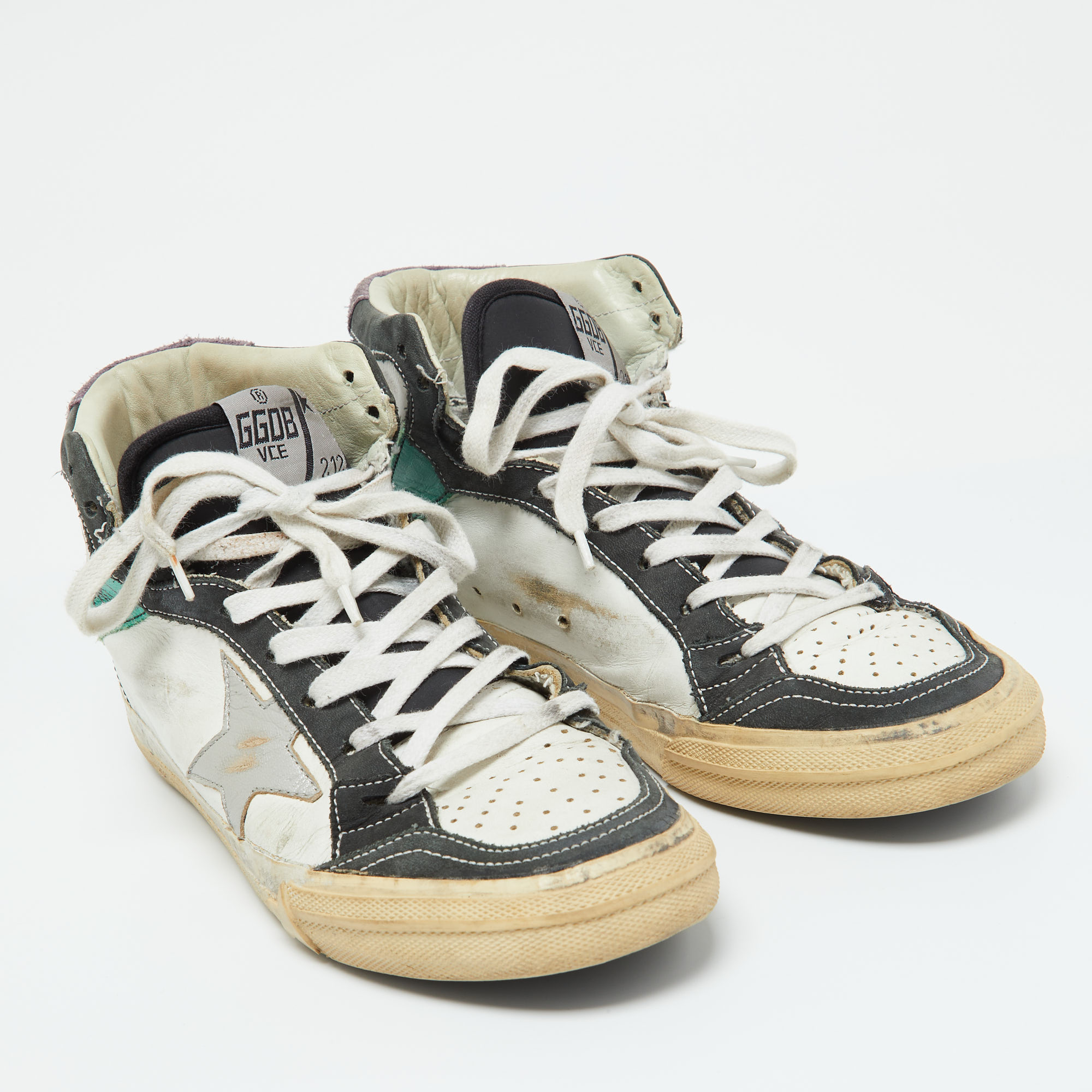 Golden Goose Multicolor Leather Sky Star 2.12 Sneakers Size 37