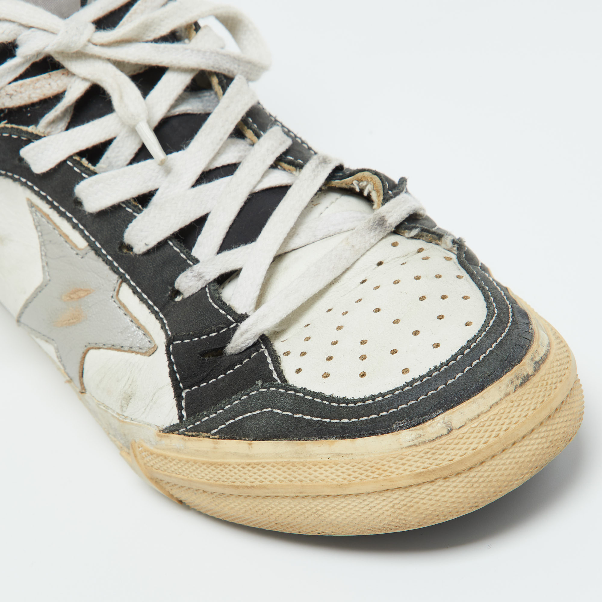 Golden Goose Multicolor Leather Sky Star 2.12 Sneakers Size 37