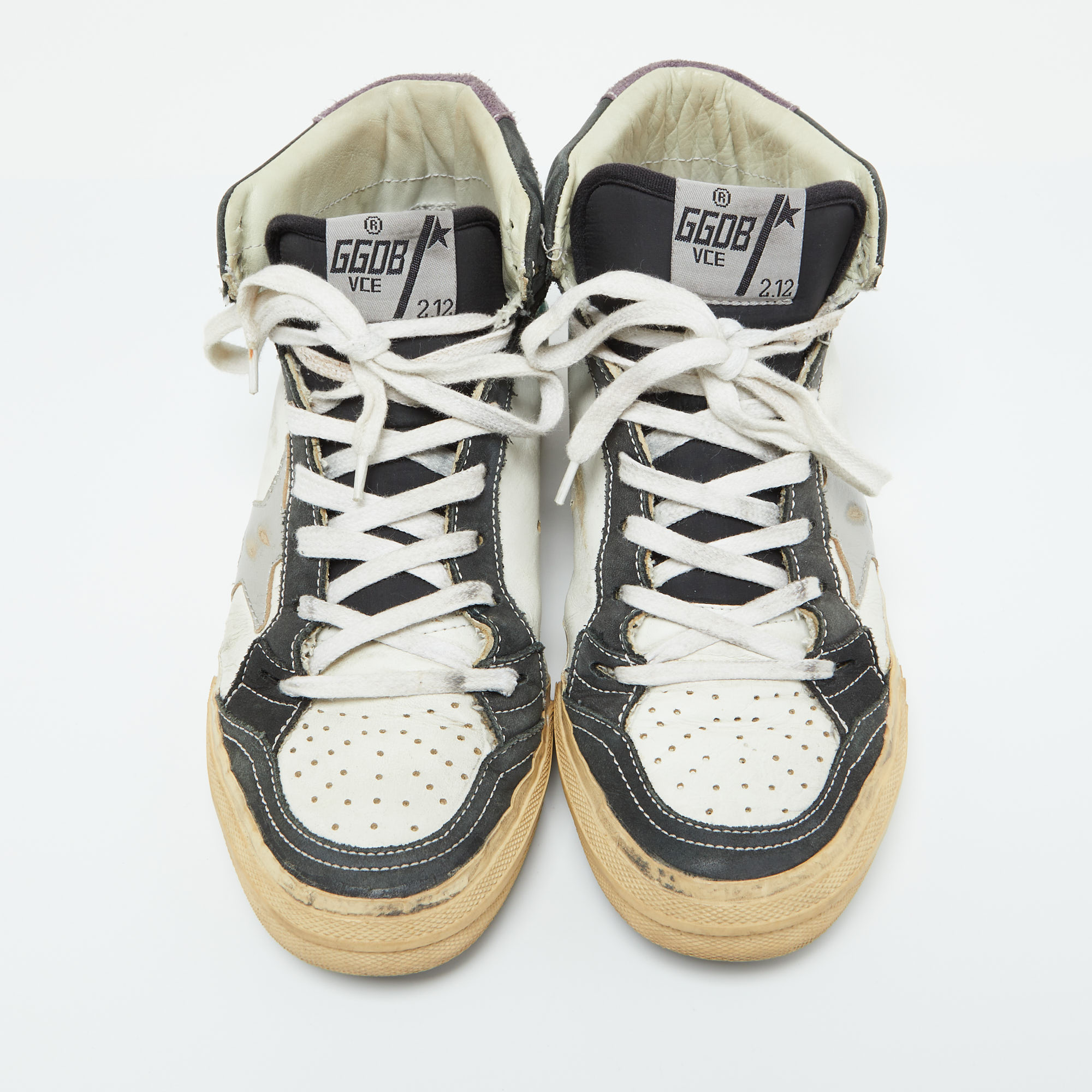 Golden Goose Multicolor Leather Sky Star 2.12 Sneakers Size 37