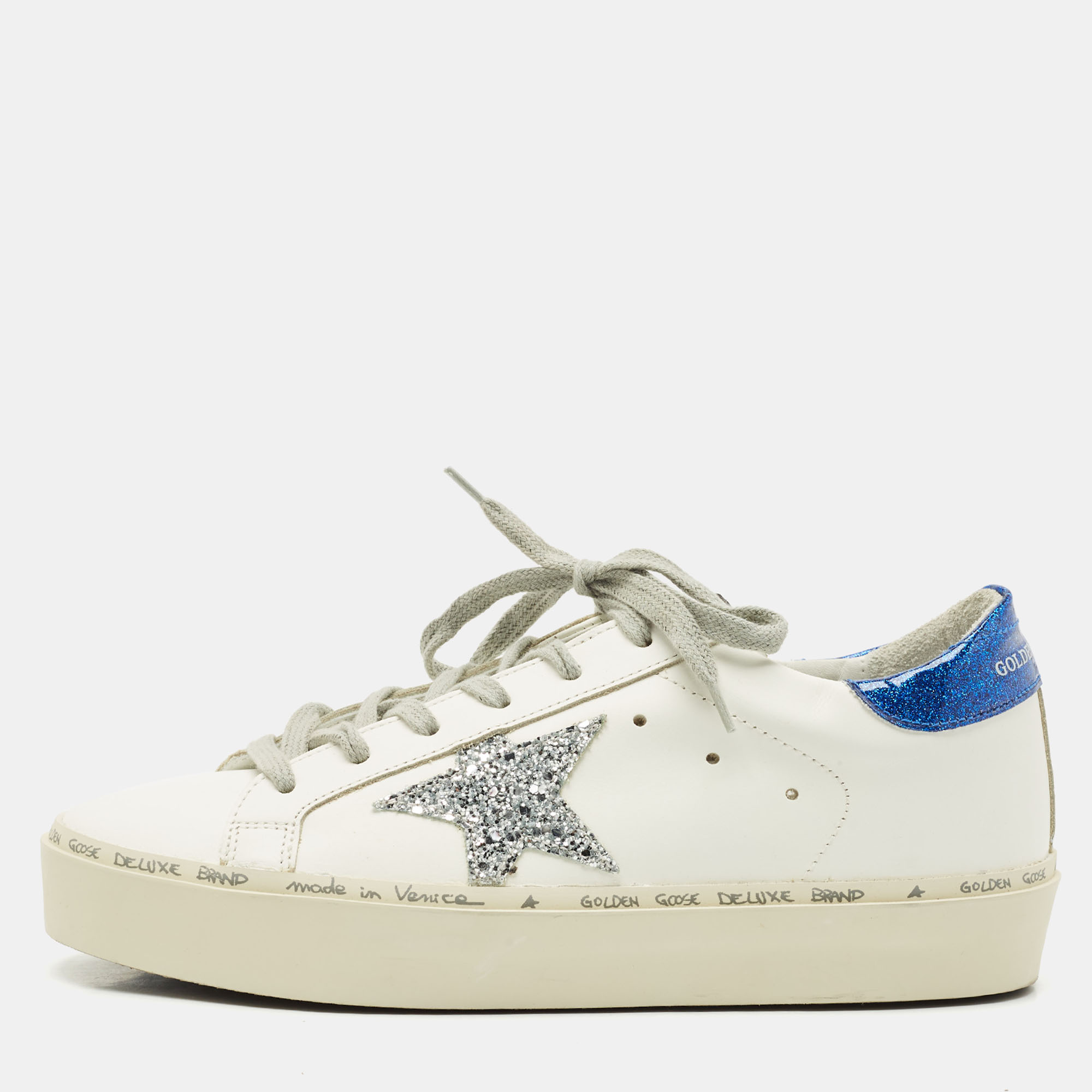 Leather Hi Star Sneakers Size 37 - Golden Goose - Modalova