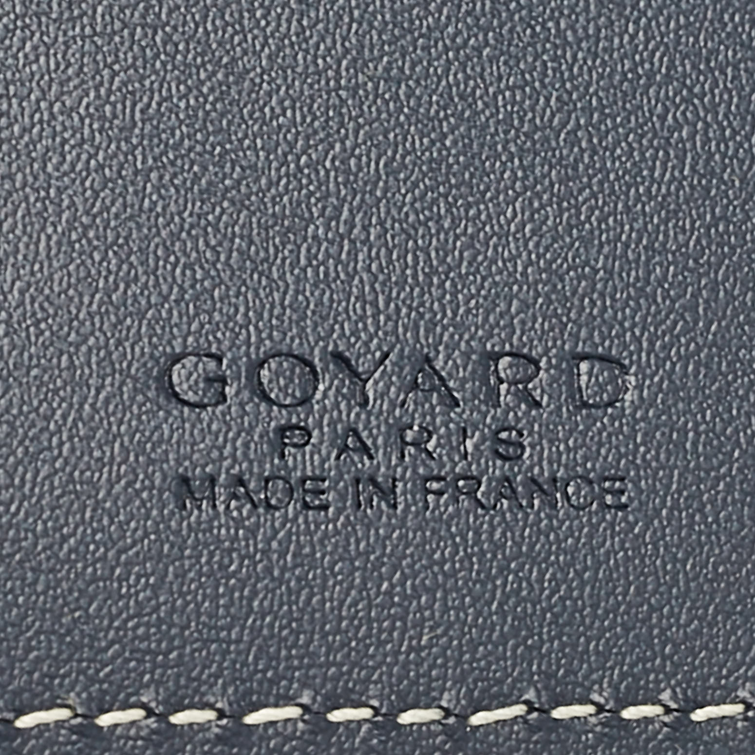 Goyard Navy Blue Goyardine Coated Canvas And Leather Vénus Bag Mirror