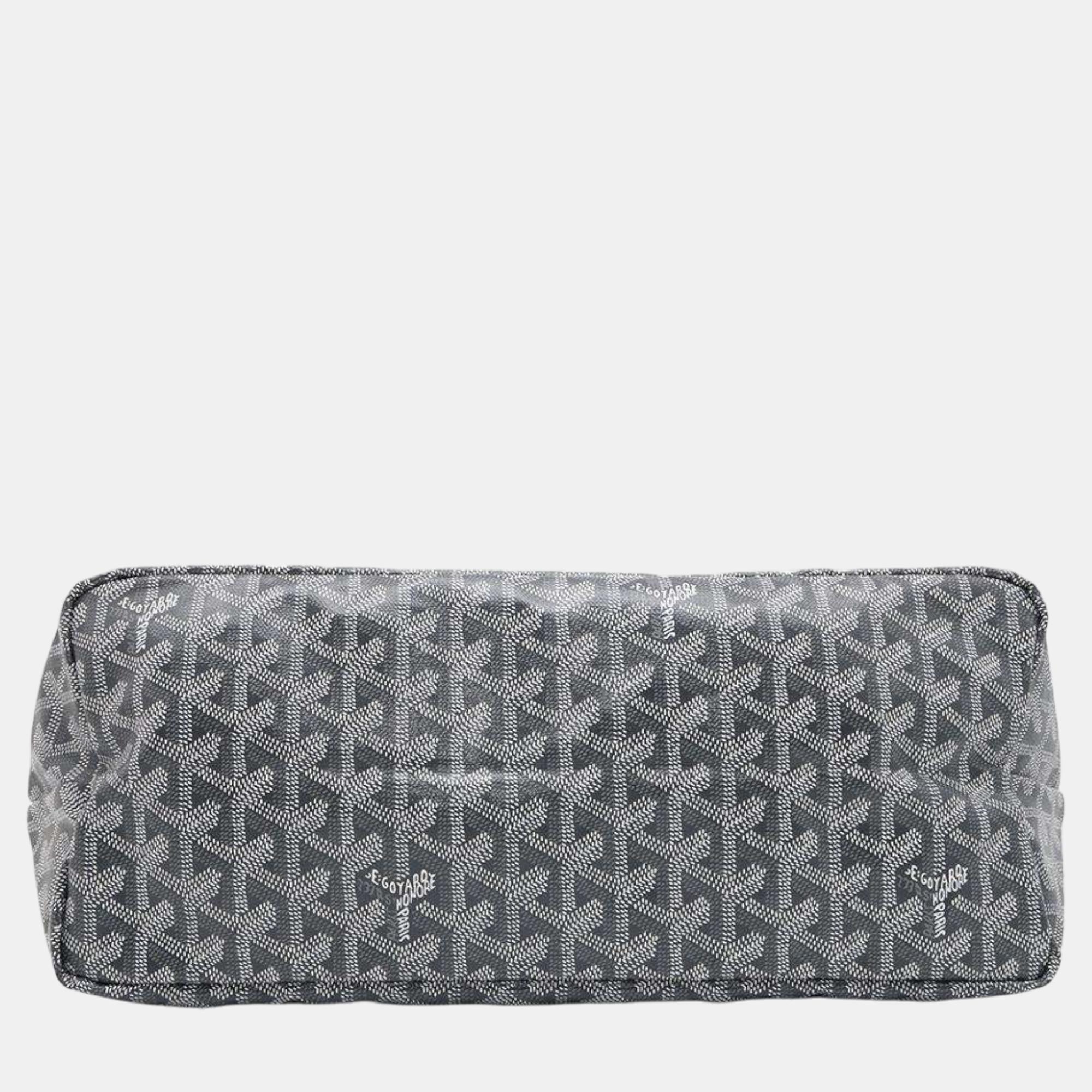 Goyard Gray PVC Coated Canvas Leather Saint Louis Size PM