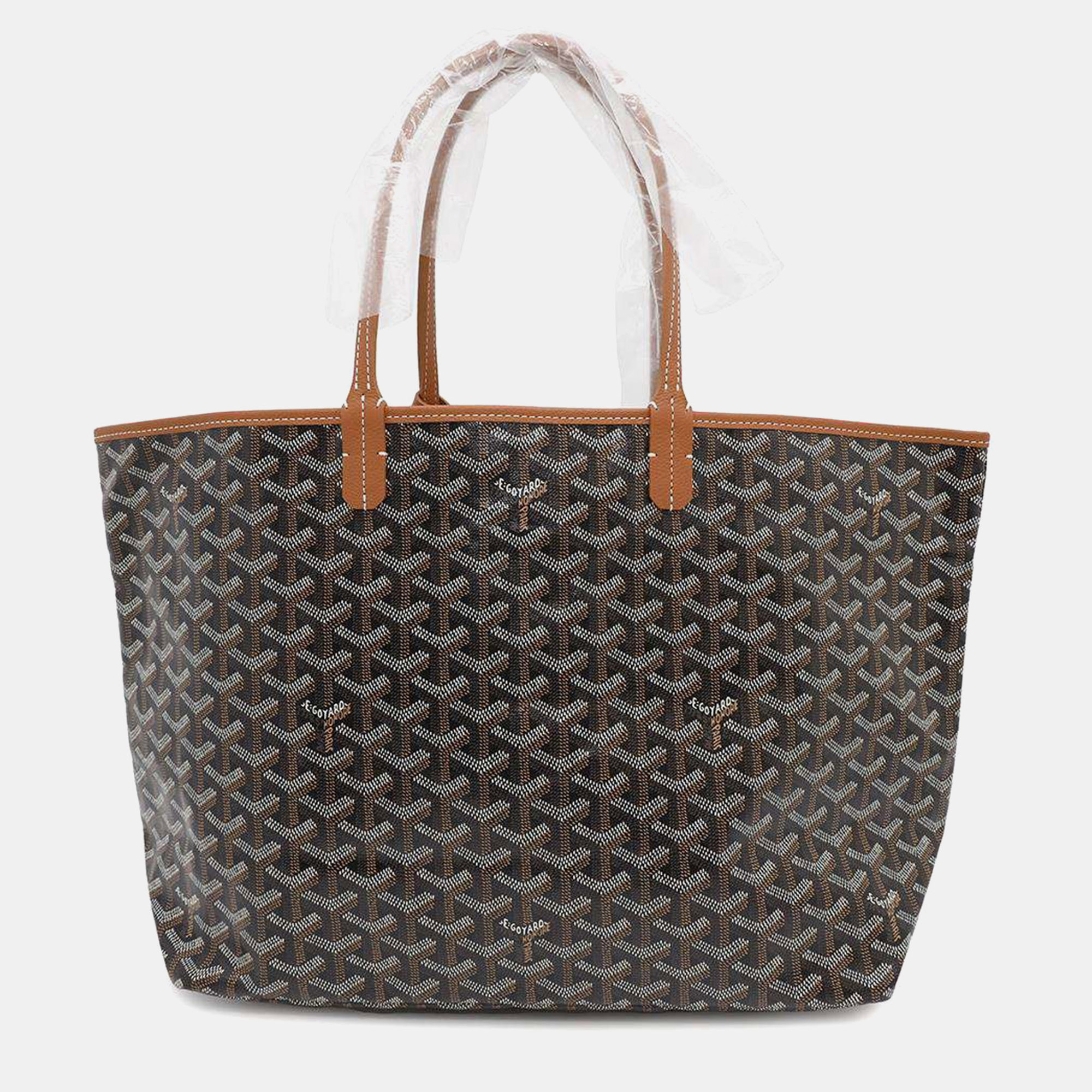 Goyard Black & Natural PVC Coated Canvas and Leather Saint Louis PM Tote Bag
Goyard Black & Natural PVC Coated Canvas and Leather Saint Louis PM Tote Bag