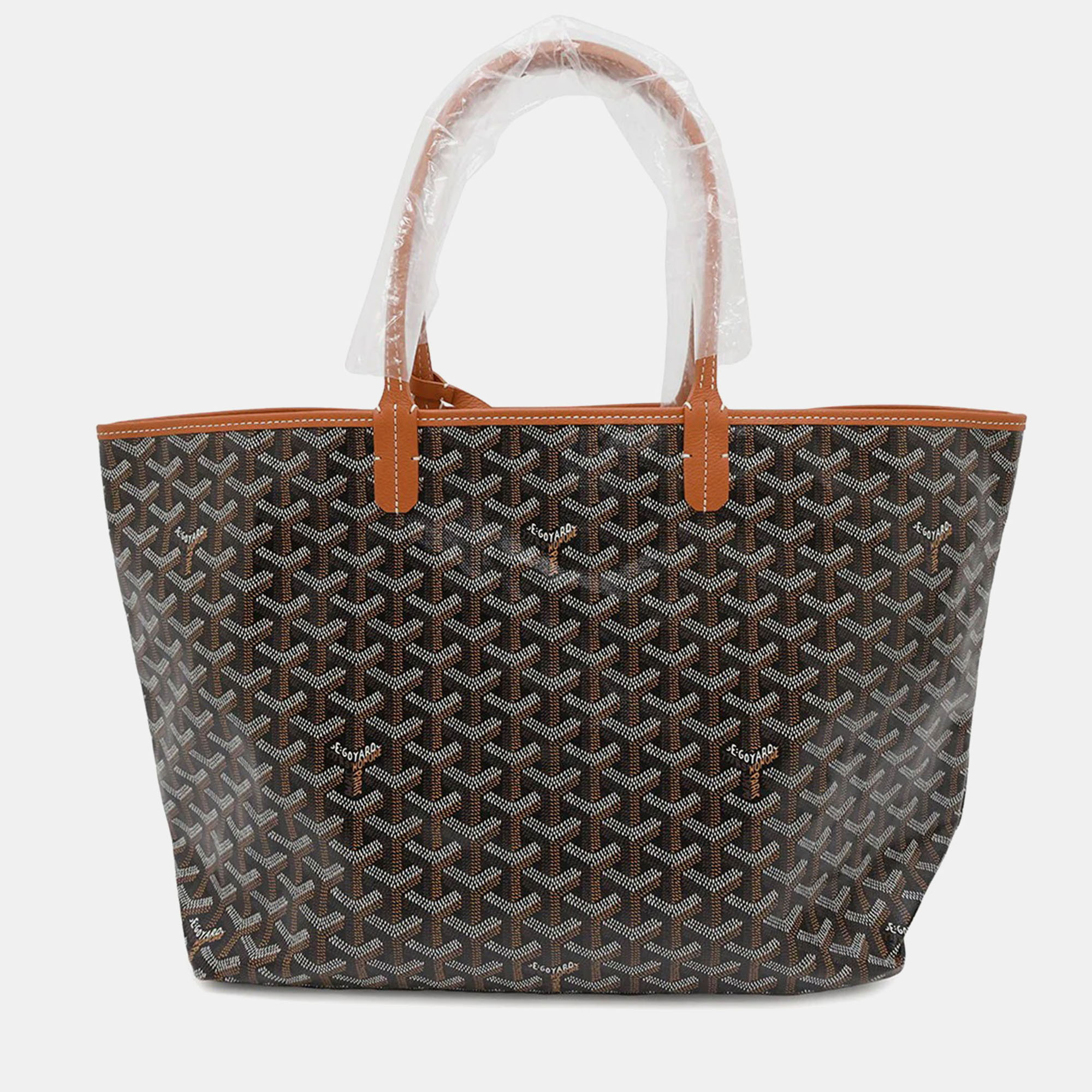 Goyard Saint Louis Natural/Black Pvc Coated Canvas Leather Size Pm
Goyard Saint Louis Natural/Black Pvc Coated Canvas Leather Size Pm