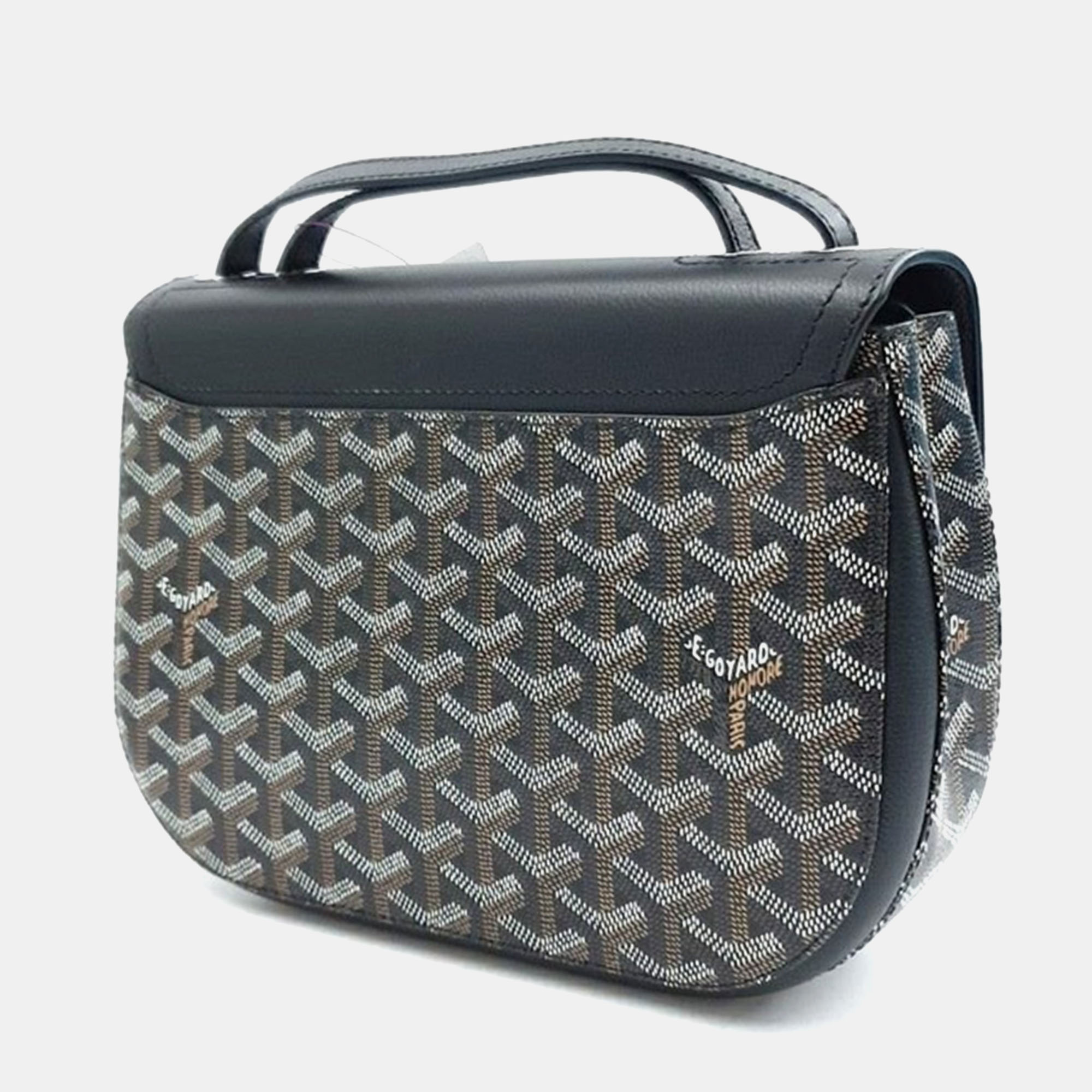 Goyard Black Leather 233 Tote Bag