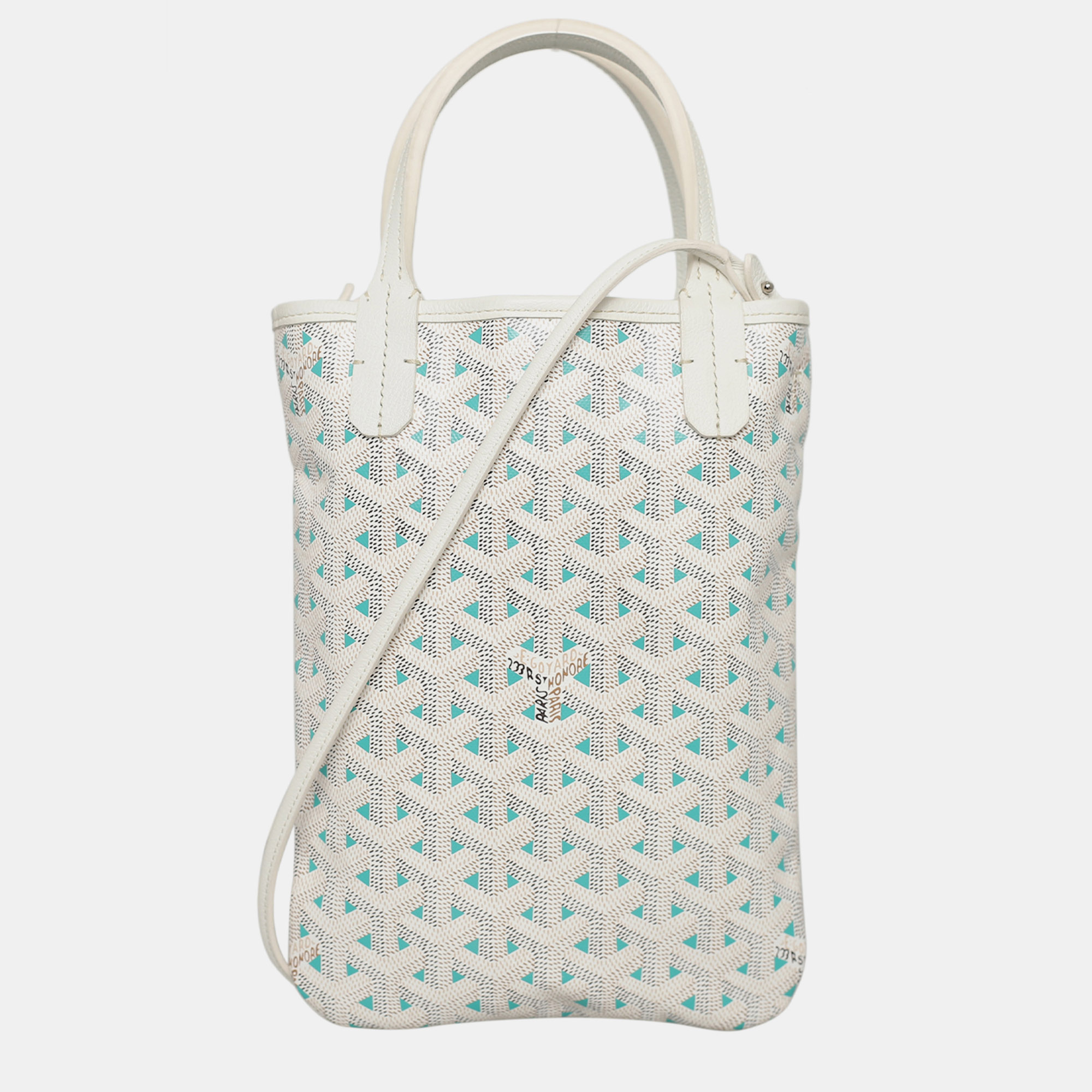 Goyard Whiite Poitiers Claire-Voie Bag