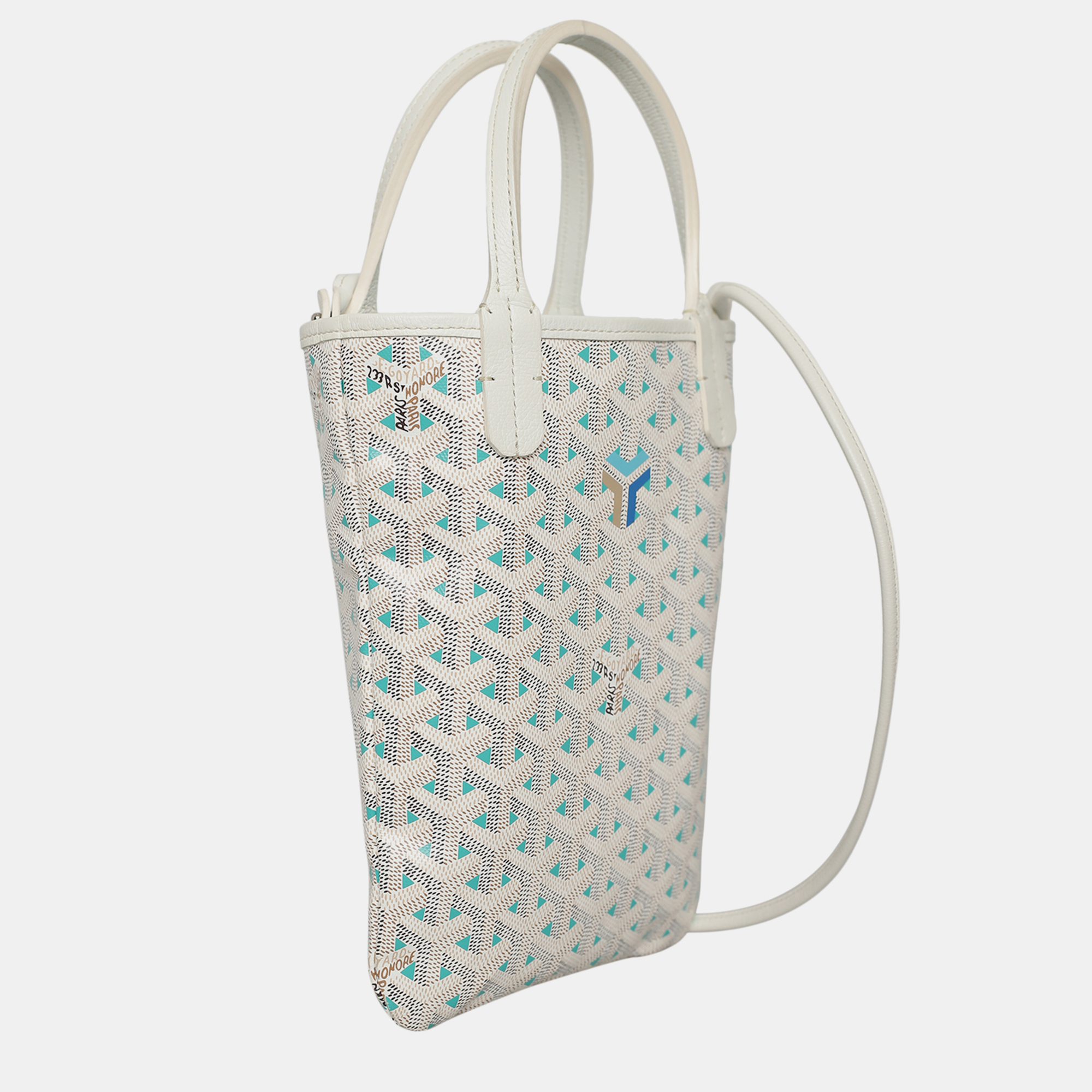 Goyard Whiite Poitiers Claire-Voie Bag