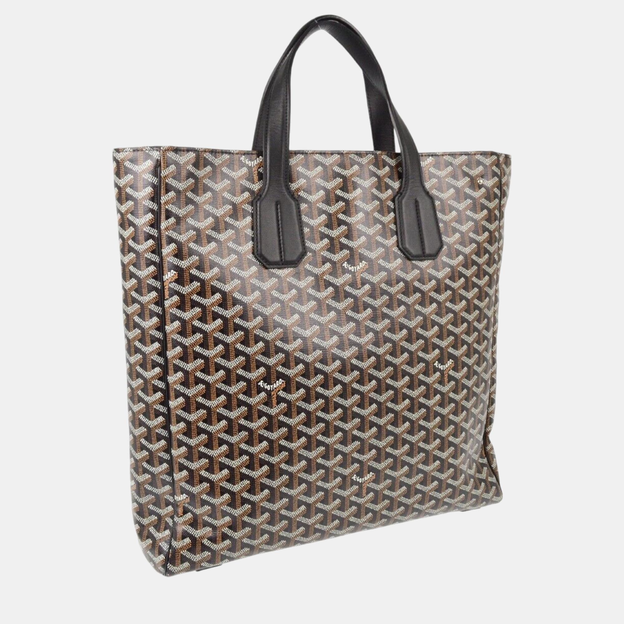 Goyard Black Sac Voltaire Tote Handbag