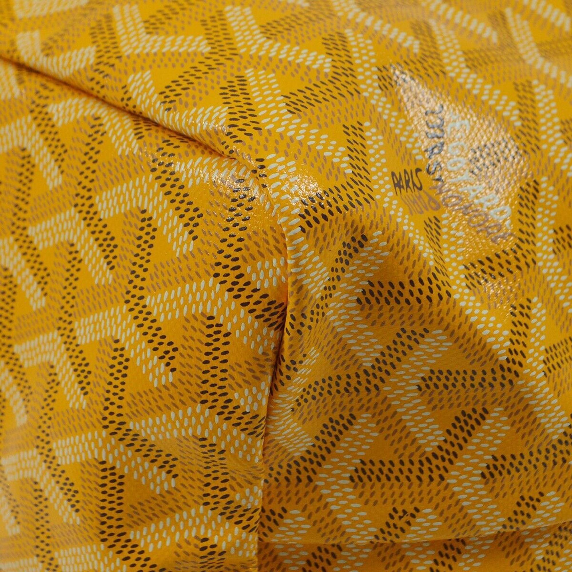 Goyard Yellow St. Louis PM Tote Handbag