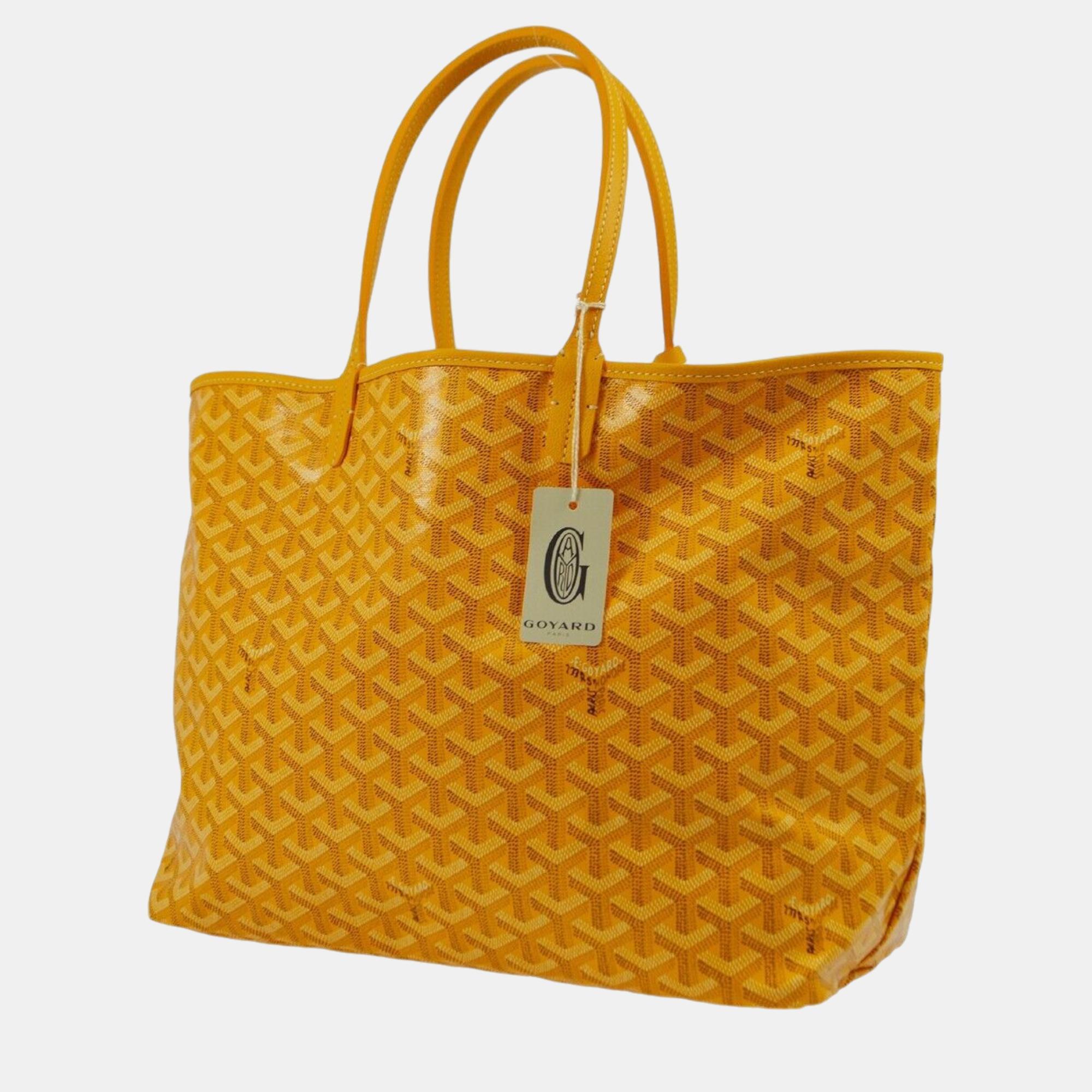 Goyard Yellow St. Louis PM Tote Handbag