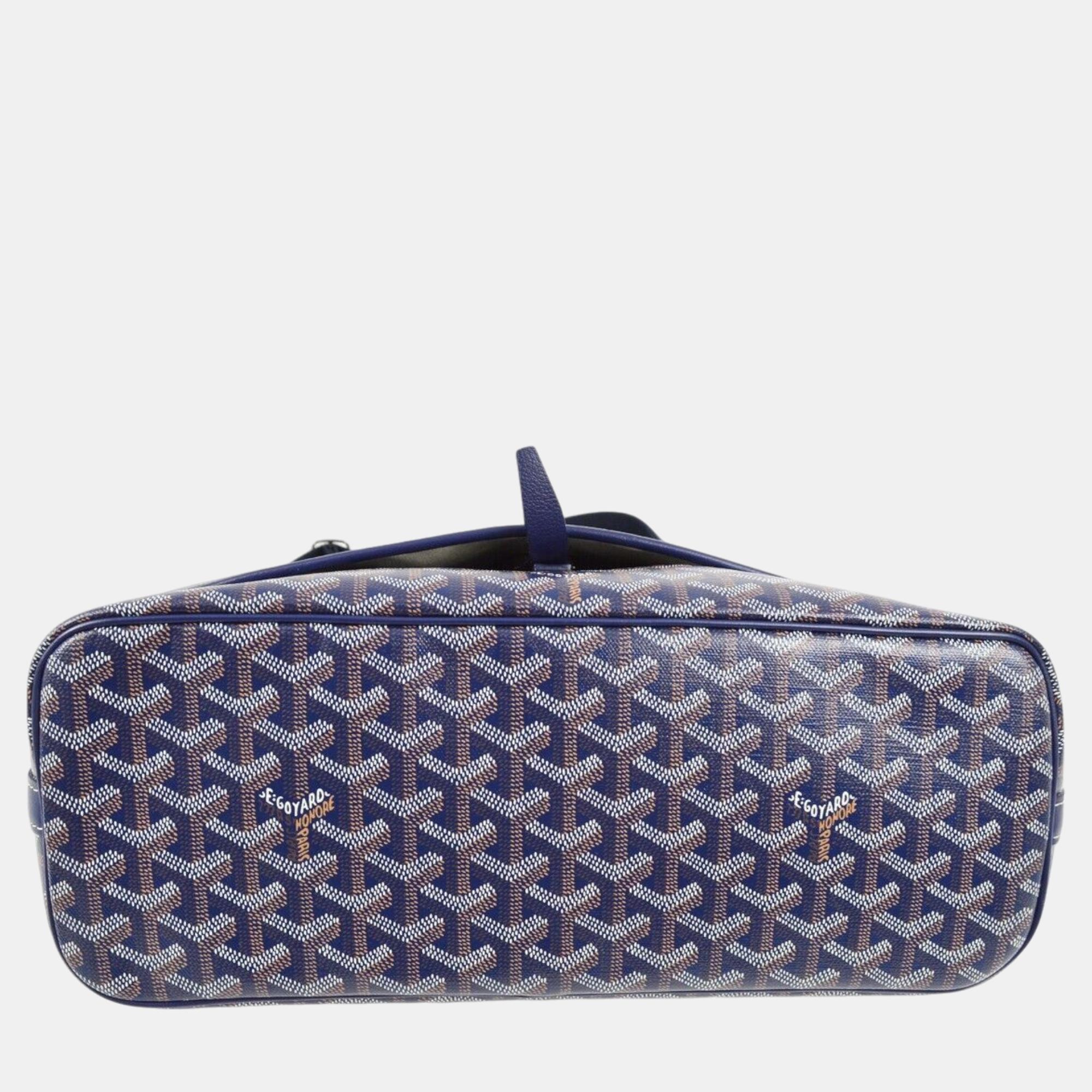 Goyard Blue Capetien MM Bag