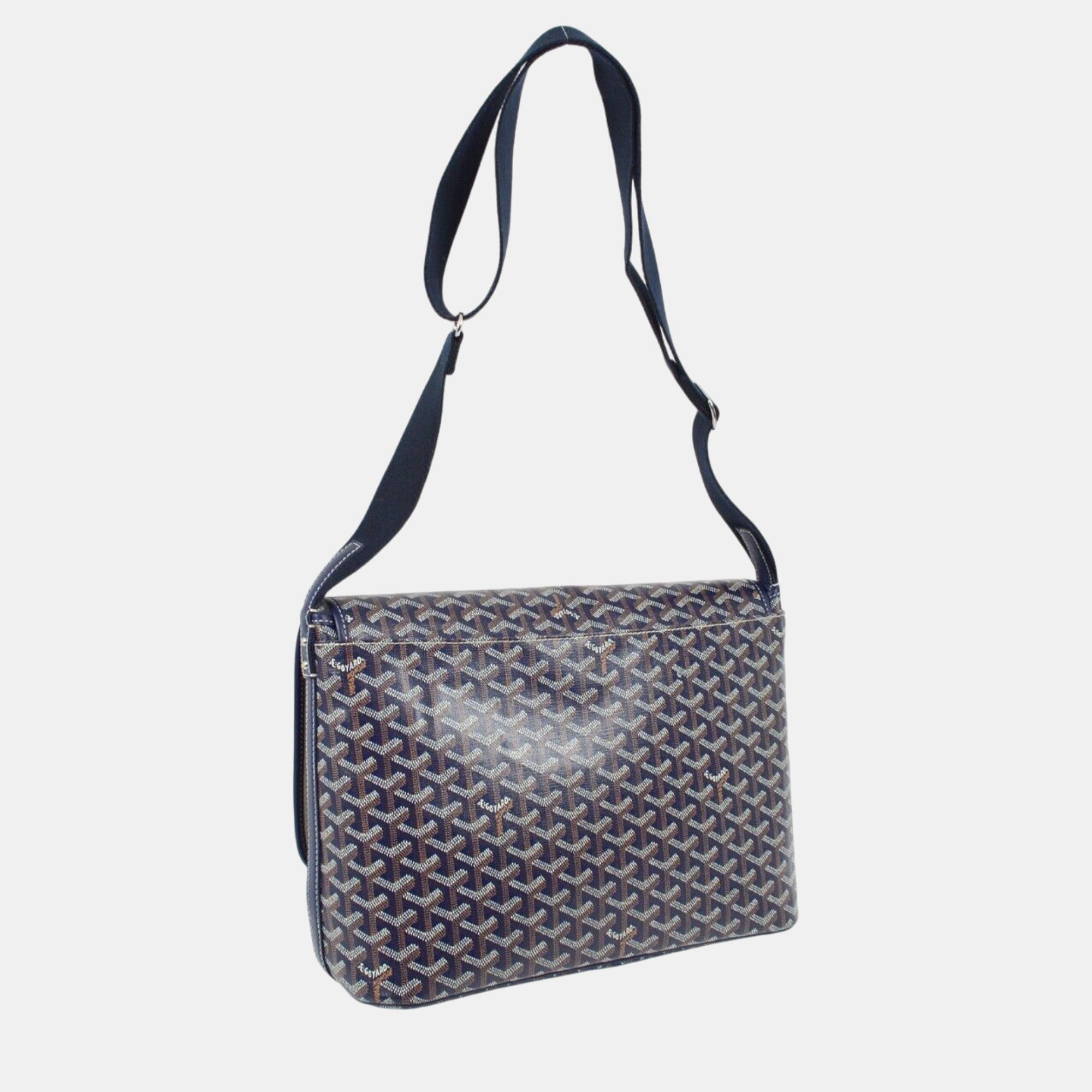 Goyard Blue Capetien MM Bag