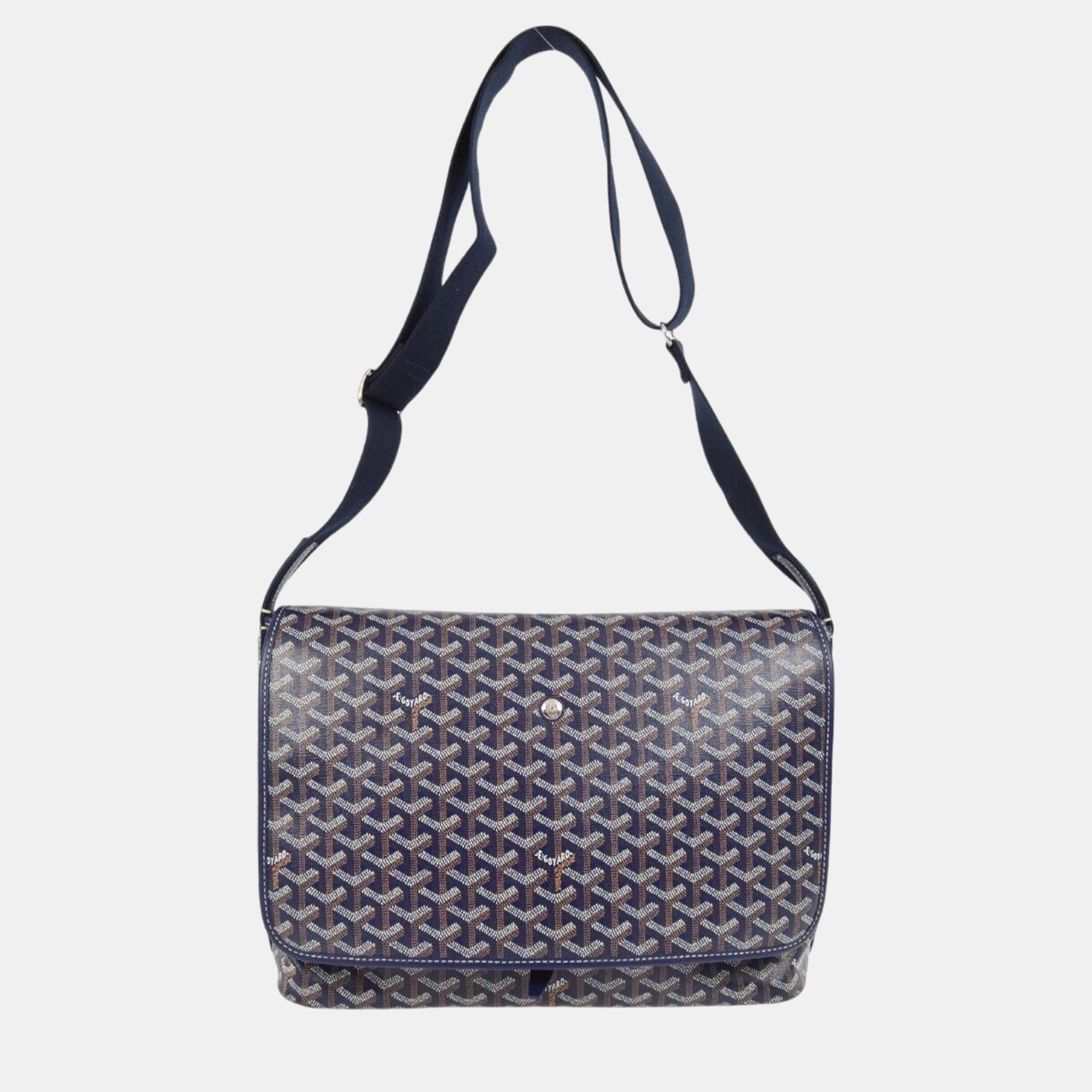 Goyard Blue Capetien MM Bag