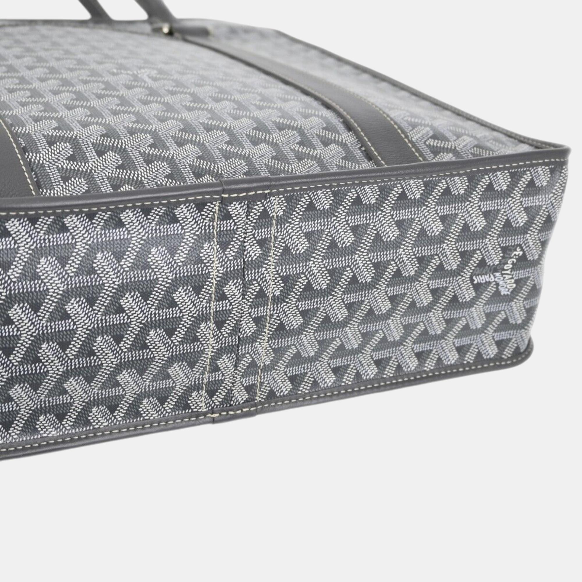 Goyard Gray Bourgogne Tote Handbag