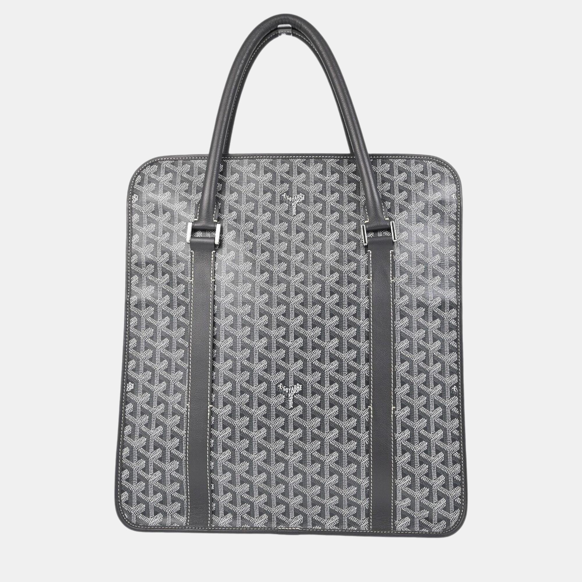 Goyard Gray Bourgogne Tote Handbag