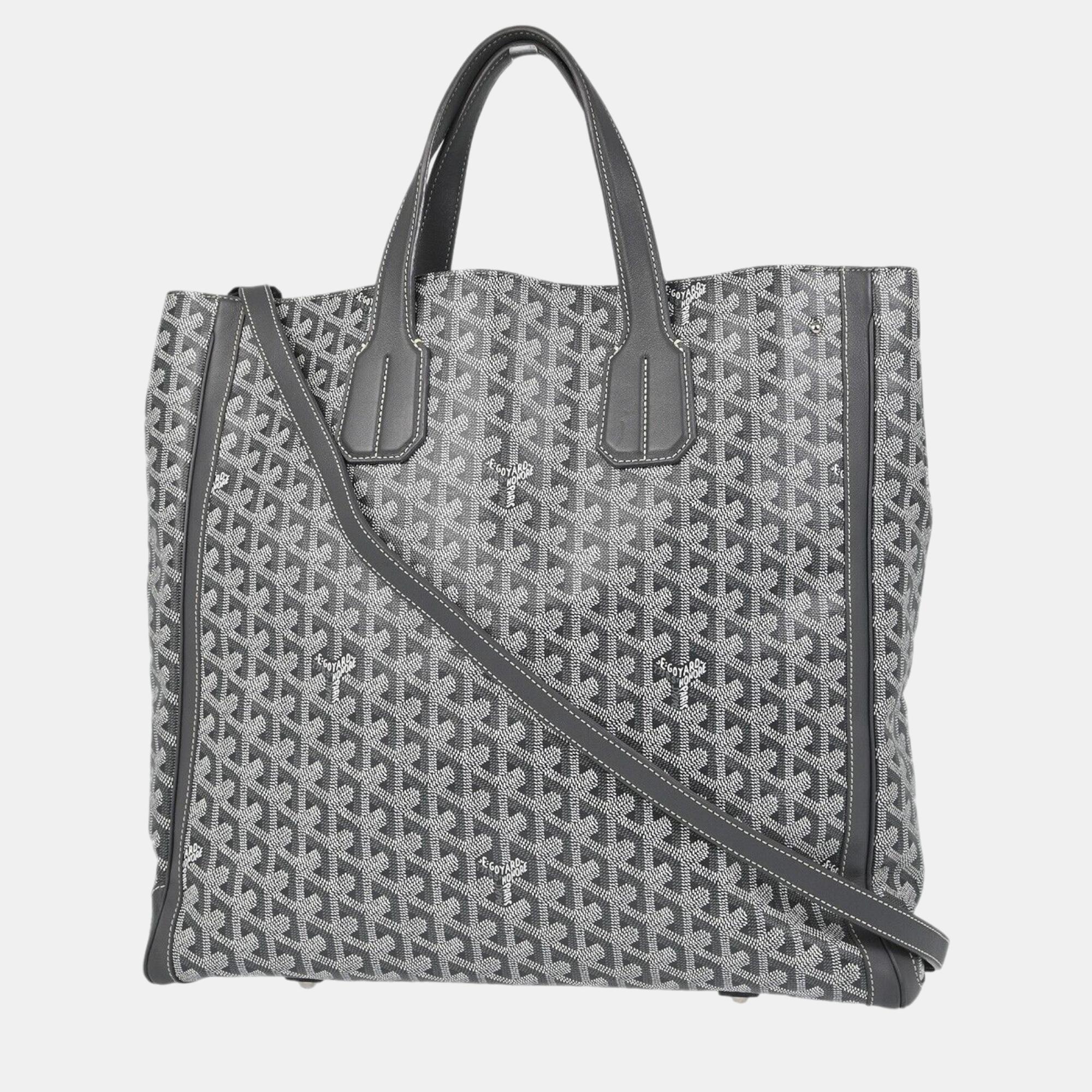 Goyard Gray Sac Voltaire Tote Handbag