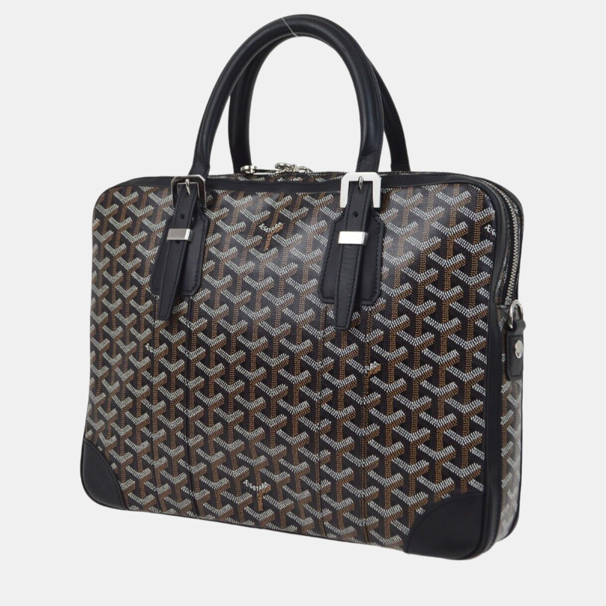 Goyard Black Stainless Steel PM Briefcase Handbag