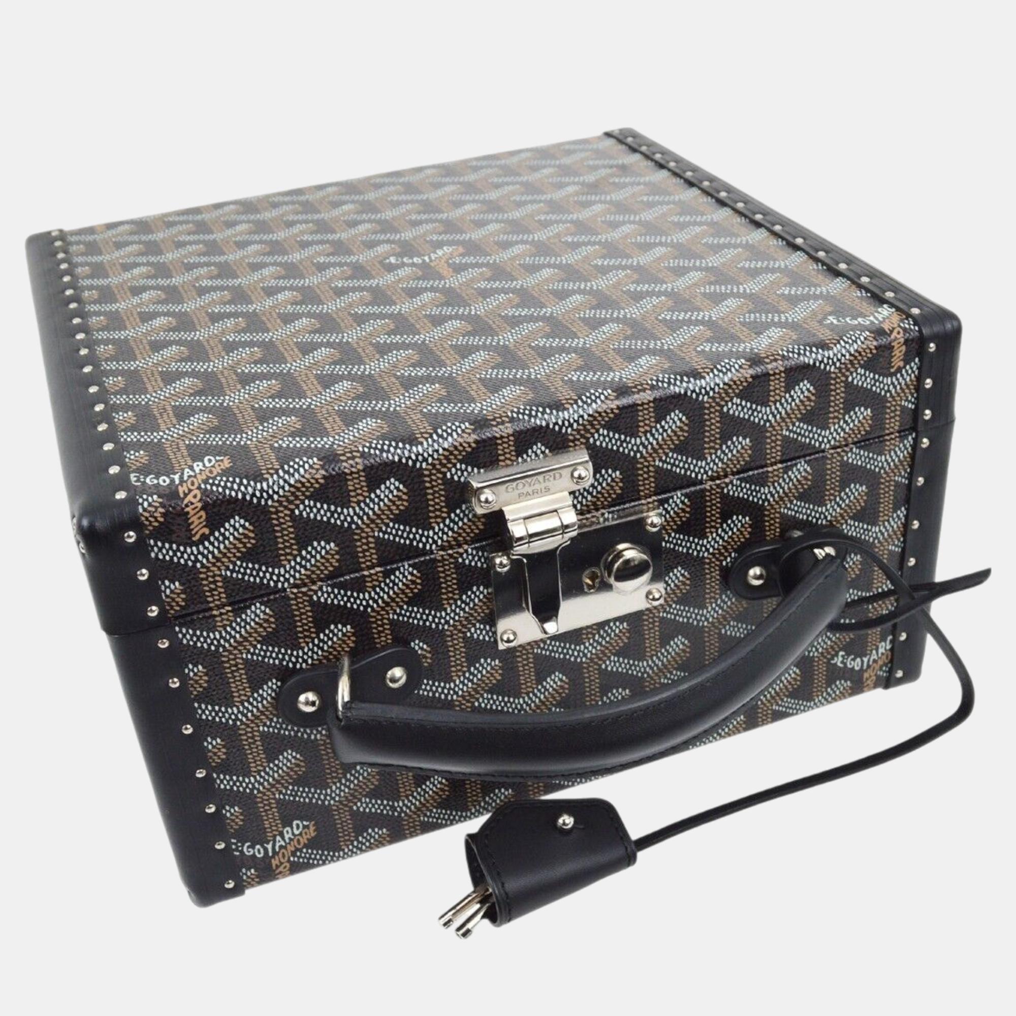 Goyard Black Malle Joux 6 Montres Wristwatch Case