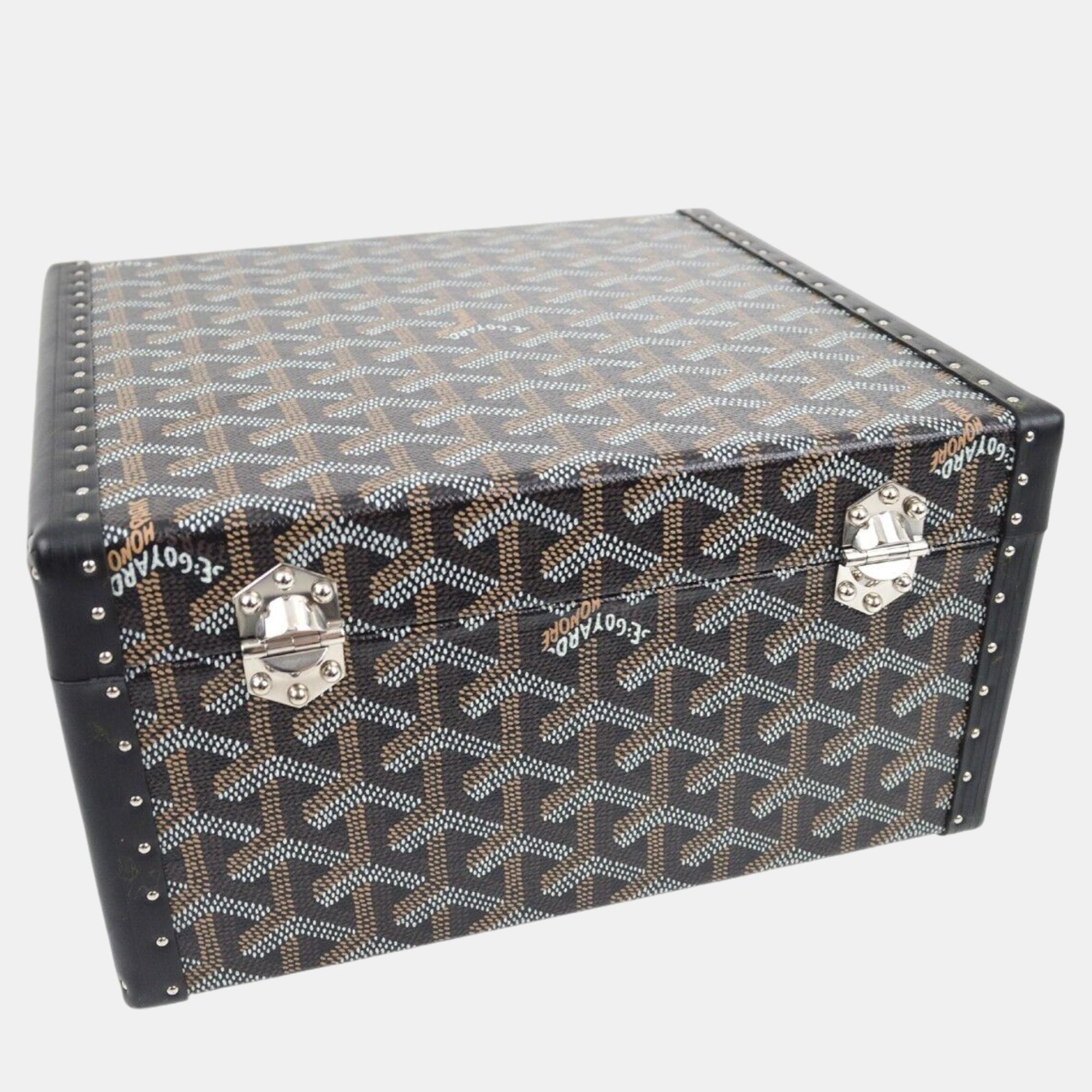 Goyard Black Malle Joux 6 Montres Wristwatch Case