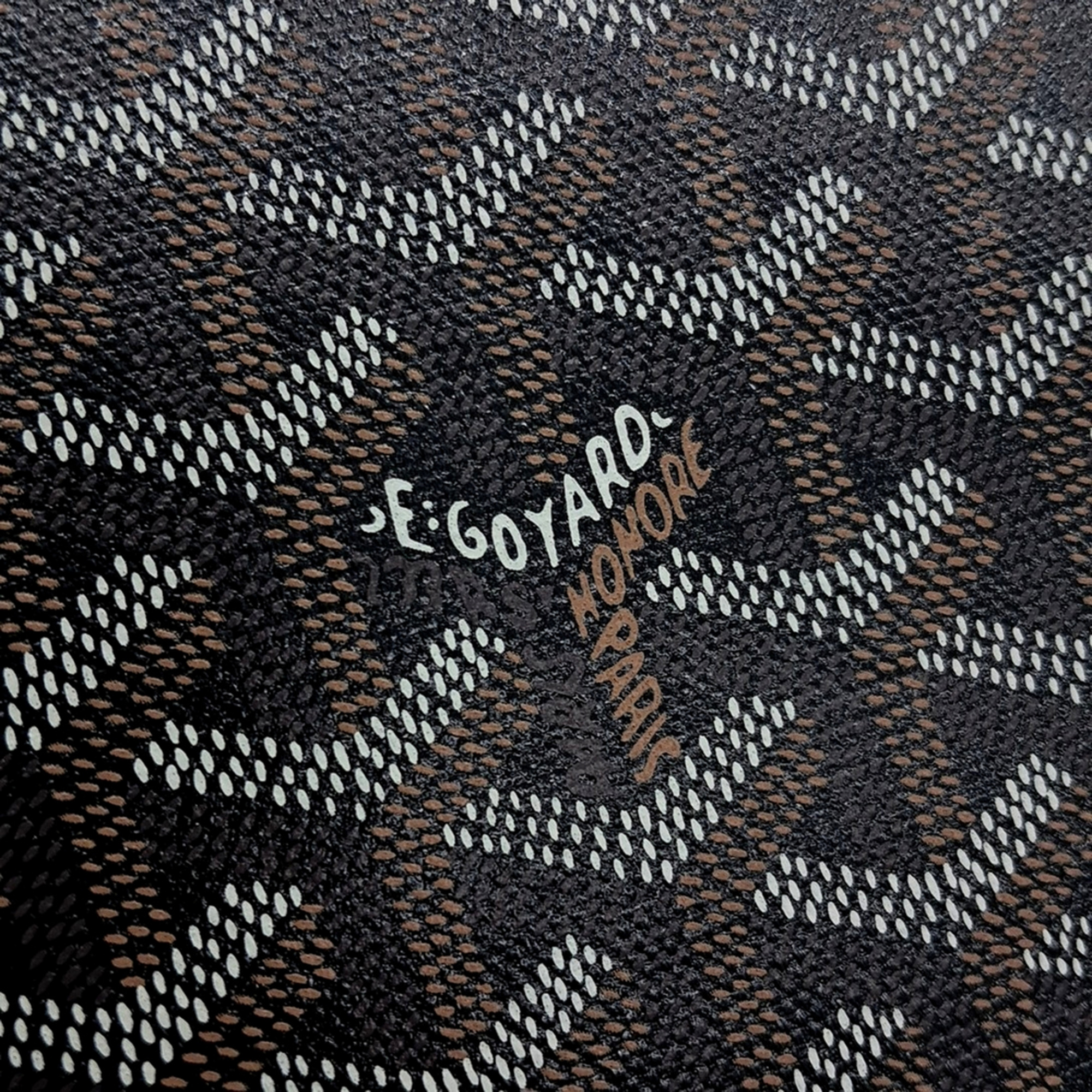 Goyard Black Multicolor PVC Compagnon Universal Bag