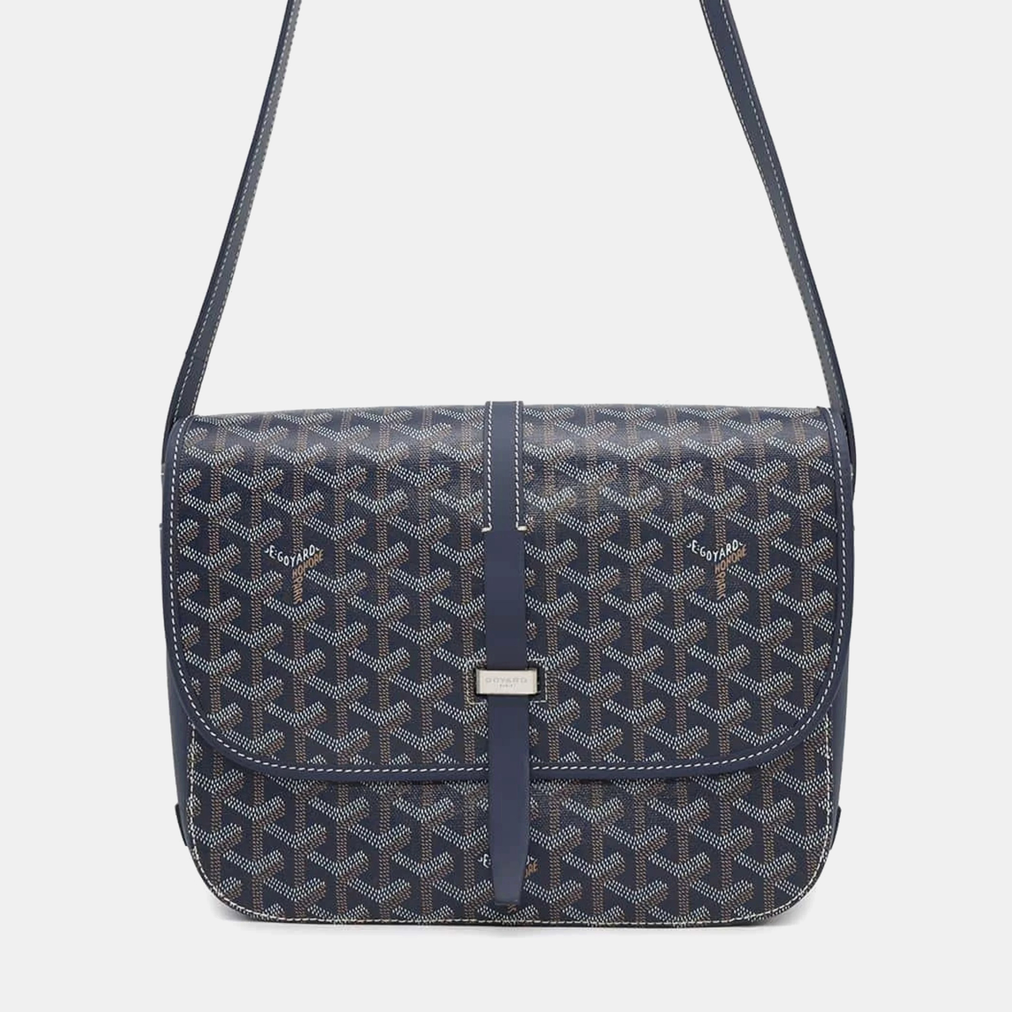 Goyard Multi-color, Navy PVC Leather Belvedere MM Shoulder Bag, Navy blue
Goyard Multi-color, Navy PVC Leather Belvedere MM Shoulder Bag, Navy blue
