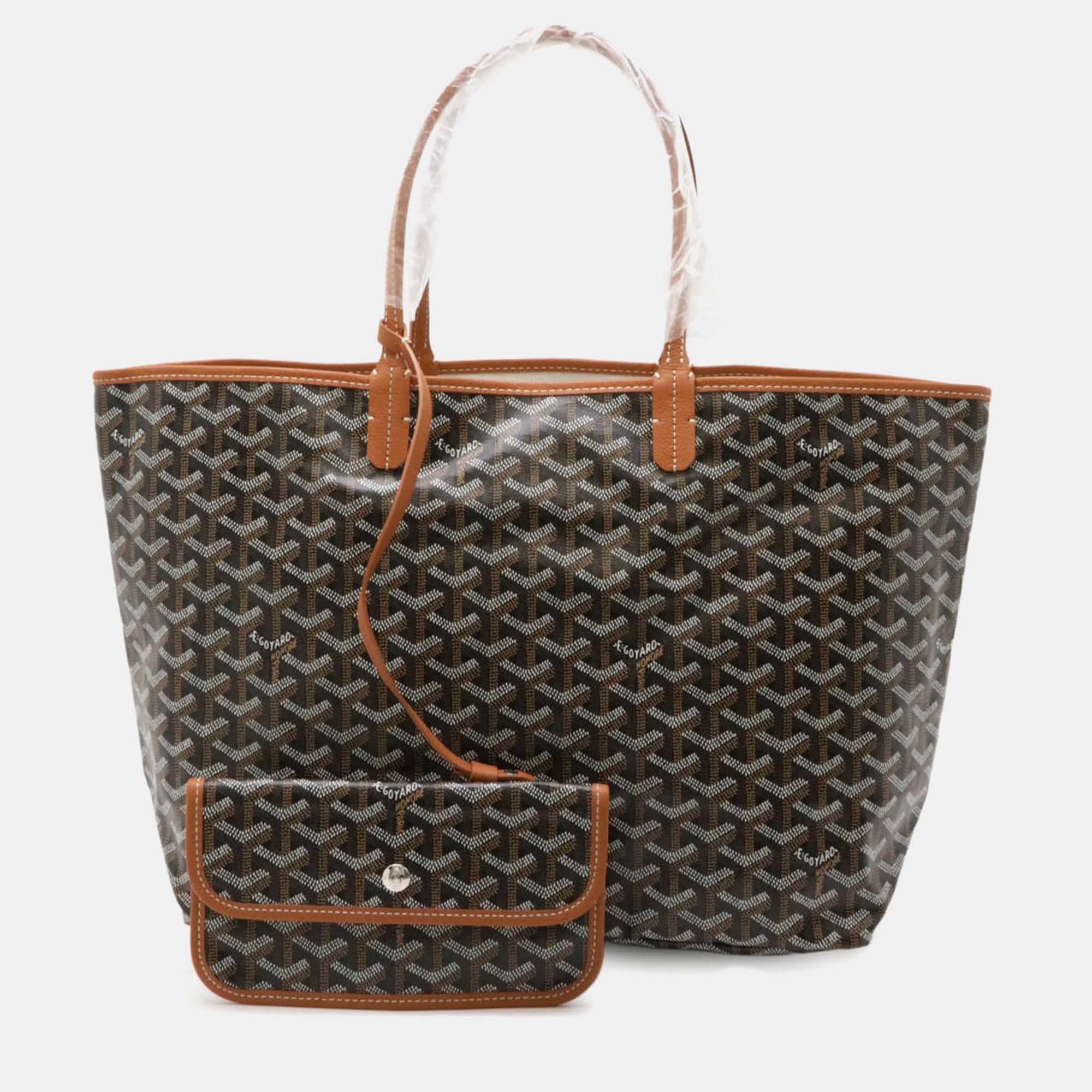 Goyard Saint Louis Pm Tote Bag Shoulder Coated Canvas Leather Black Brown White
Goyard Saint Louis Pm Tote Bag Shoulder Coated Canvas Leather Black Brown White