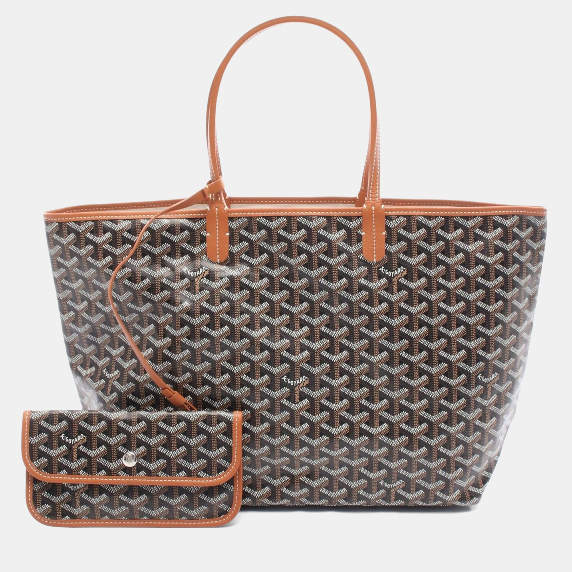 Goyard Saint Louis PM Black Brown Multicolor Canvas Leather Tote Bag
Goyard Saint Louis PM Black Brown Multicolor Canvas Leather Tote Bag