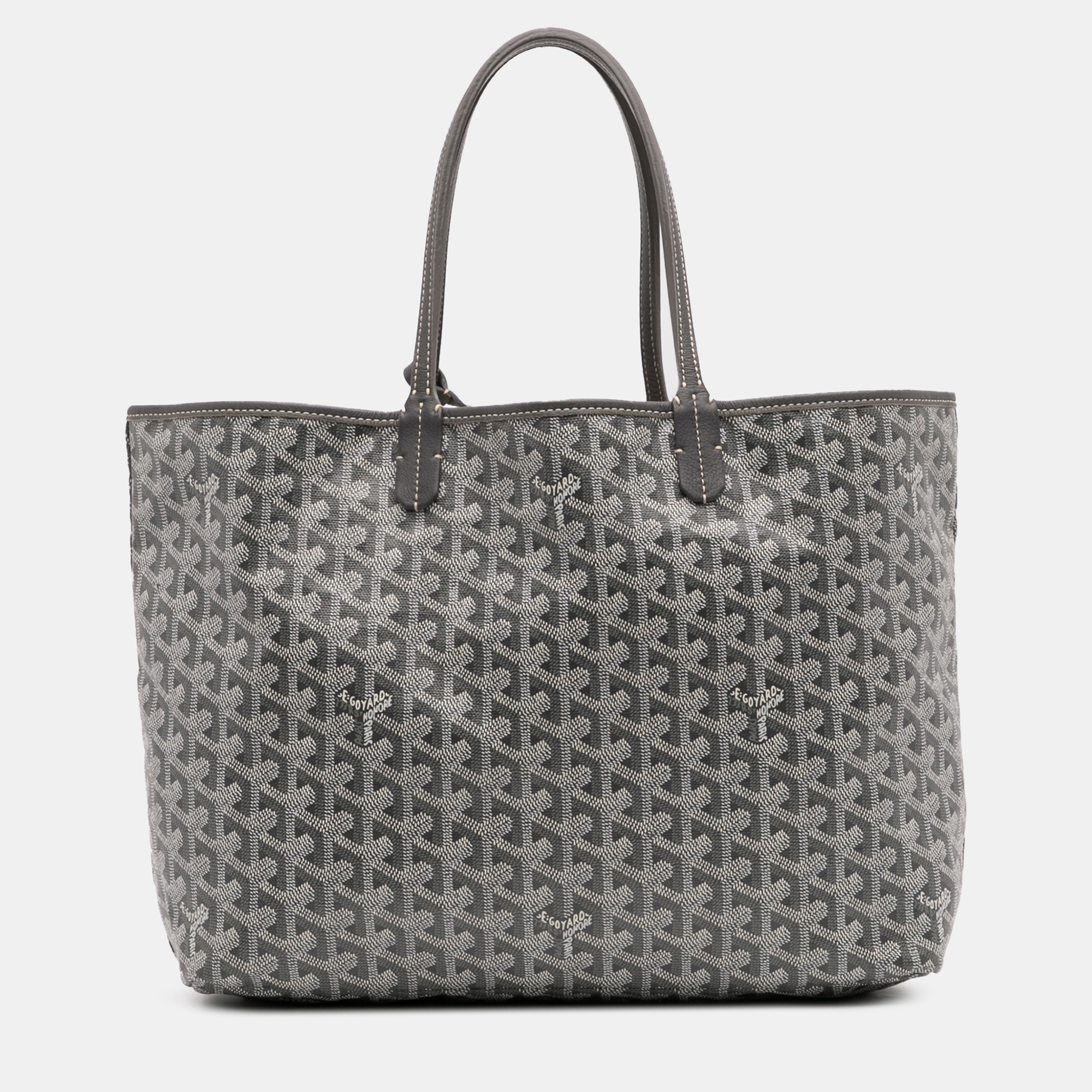 Goyard Goyardine Saint Louis Tote Bag PM, Grey
Goyard Goyardine Saint Louis Tote Bag PM, Grey