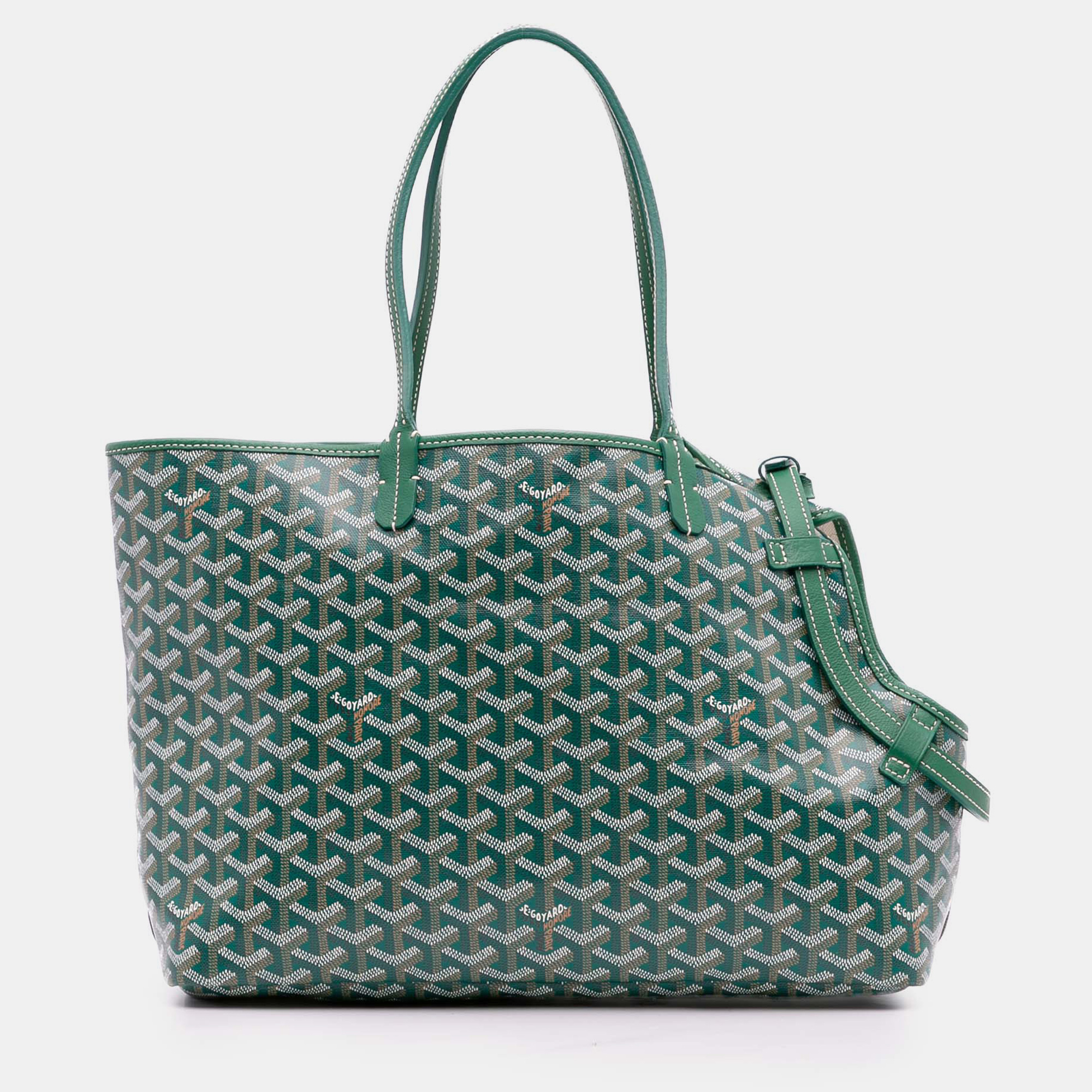 Goyard Green Goyardine Chien-Gris Pet Carrier
Goyard Green Goyardine Chien-Gris Pet Carrier