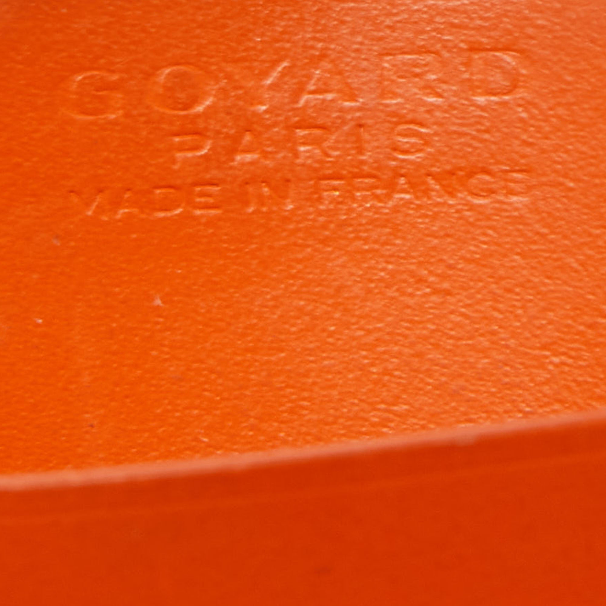 Goyard Orange Goyardine Coated Canvas And Leather Saint Sulpice Card Holder