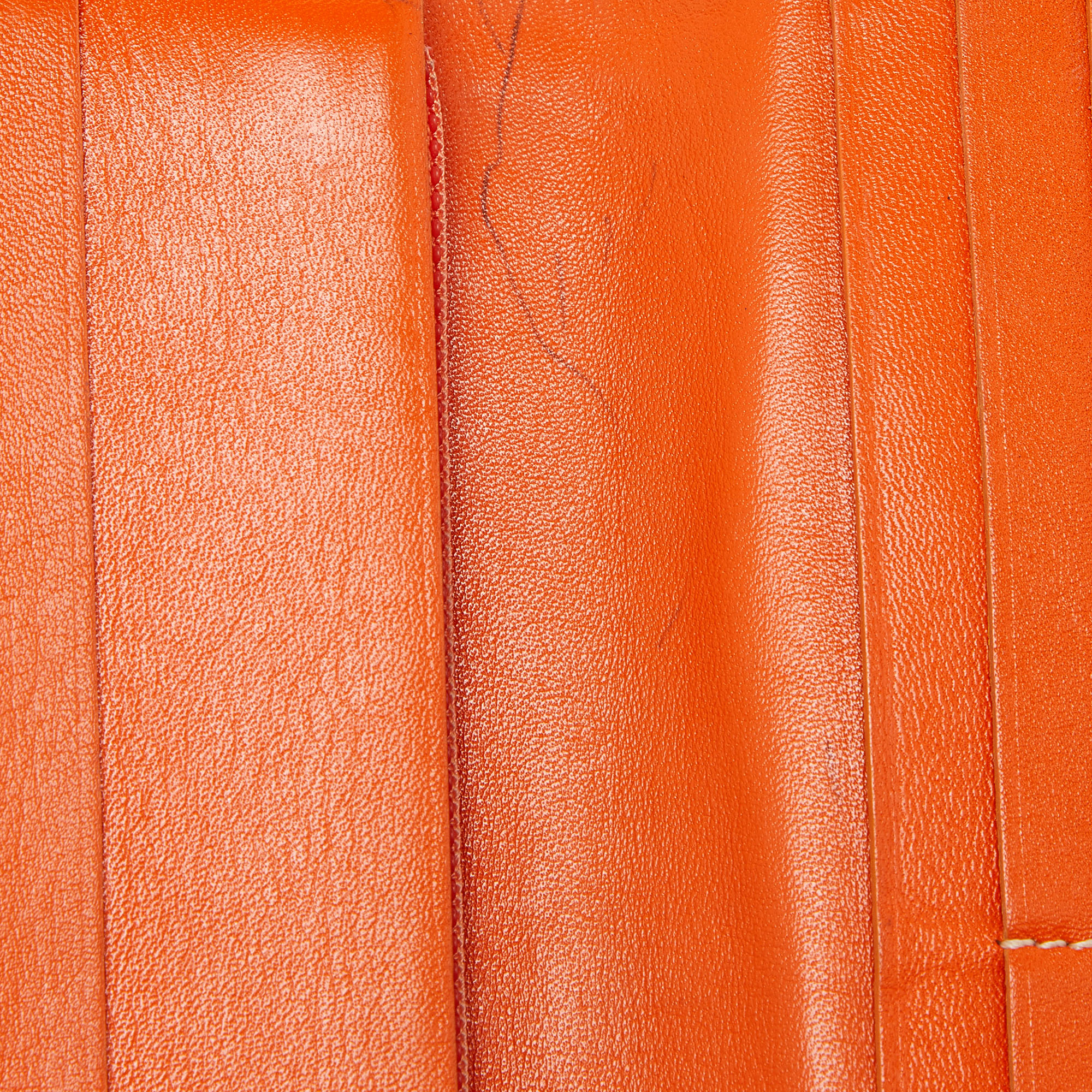 Goyard Orange Goyardine Coated Canvas And Leather Richelieu Wallet