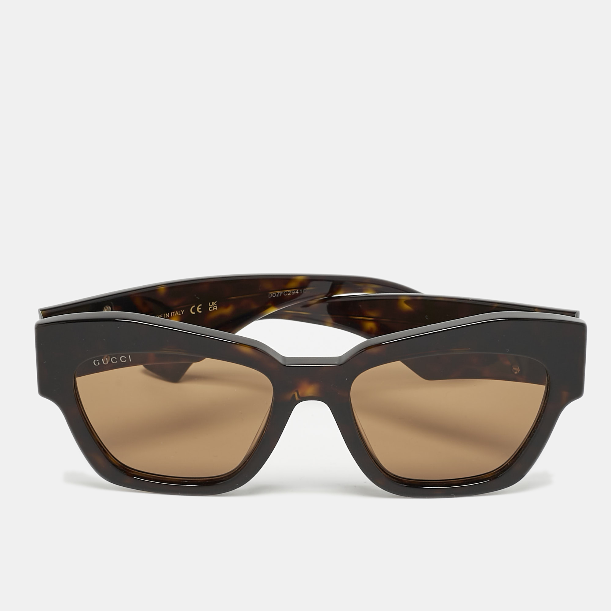 Gucci Tortoise Brown GG1422S Double G Frame Cat Eye Sunglasses
Gucci Tortoise Brown GG1422S Double G Frame Cat Eye Sunglasses