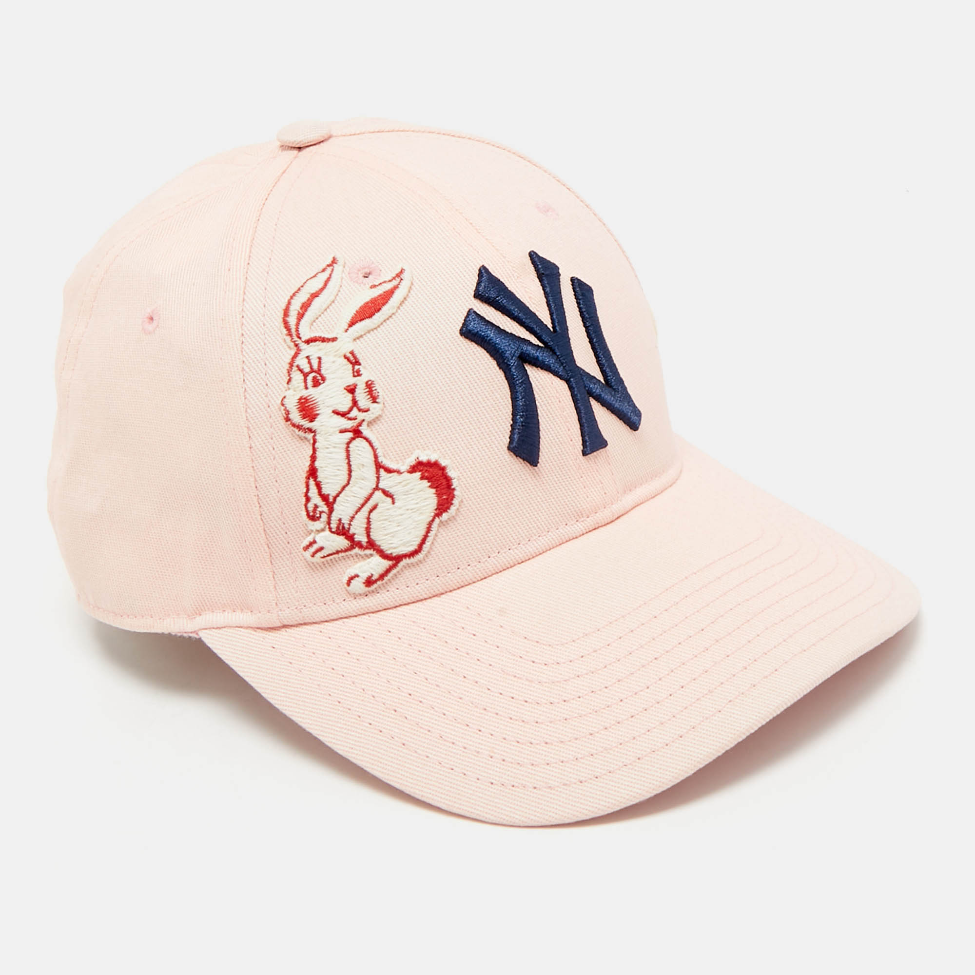 Gucci x NY Yankees Pink Cotton Drill Patch Detail Baseball Cap M
Gucci x NY Yankees Pink Cotton Drill Patch Detail Baseball Cap M