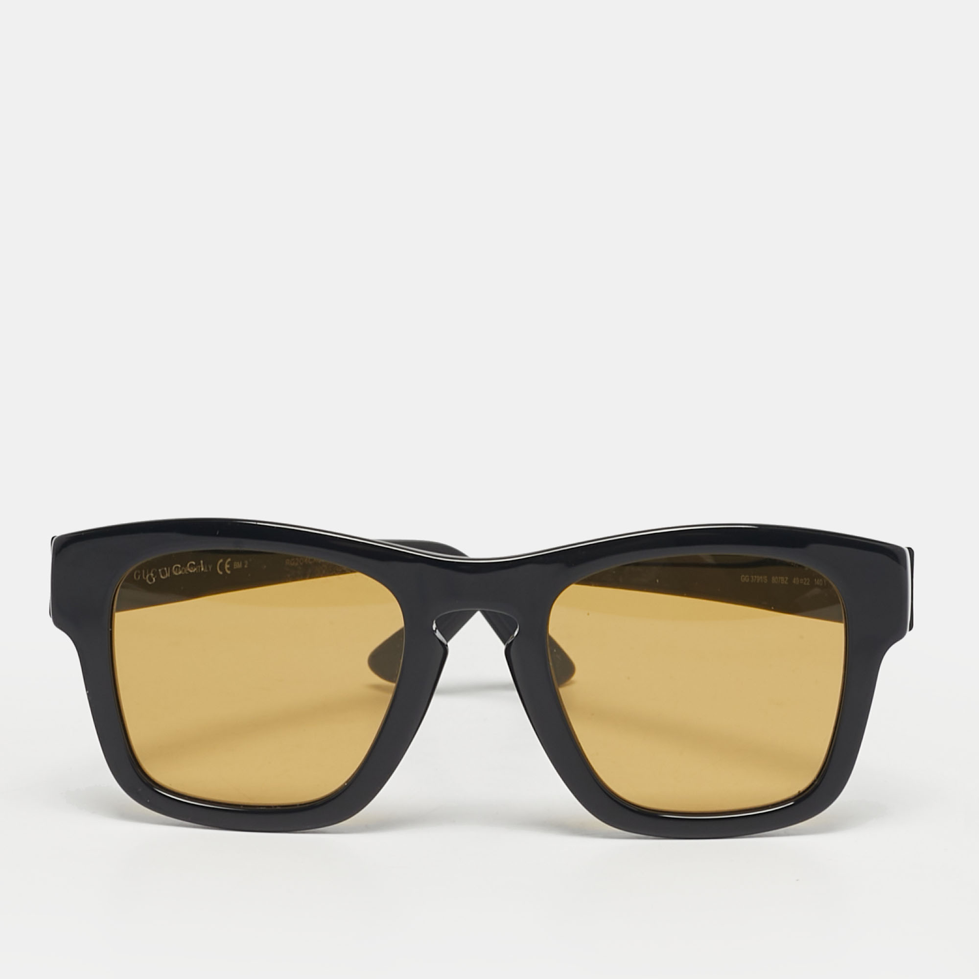 Gucci Black/Yellow GG3791/S Frame Square Sunglasses
Gucci Black/Yellow GG3791/S Frame Square Sunglasses