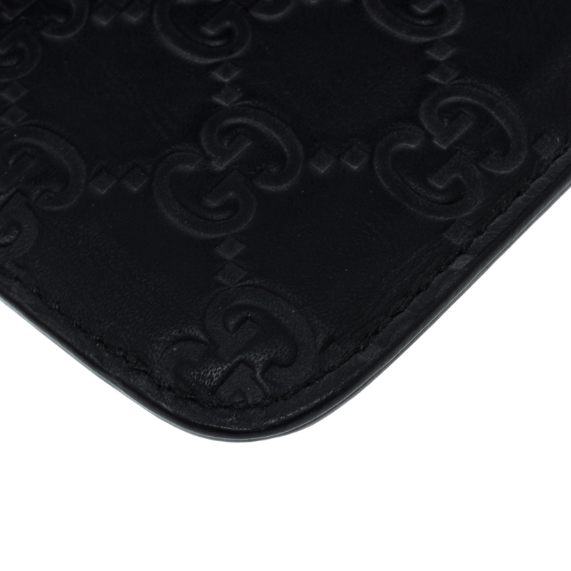 Gucci Black Guccissima Leather IPhone 4/4s Case