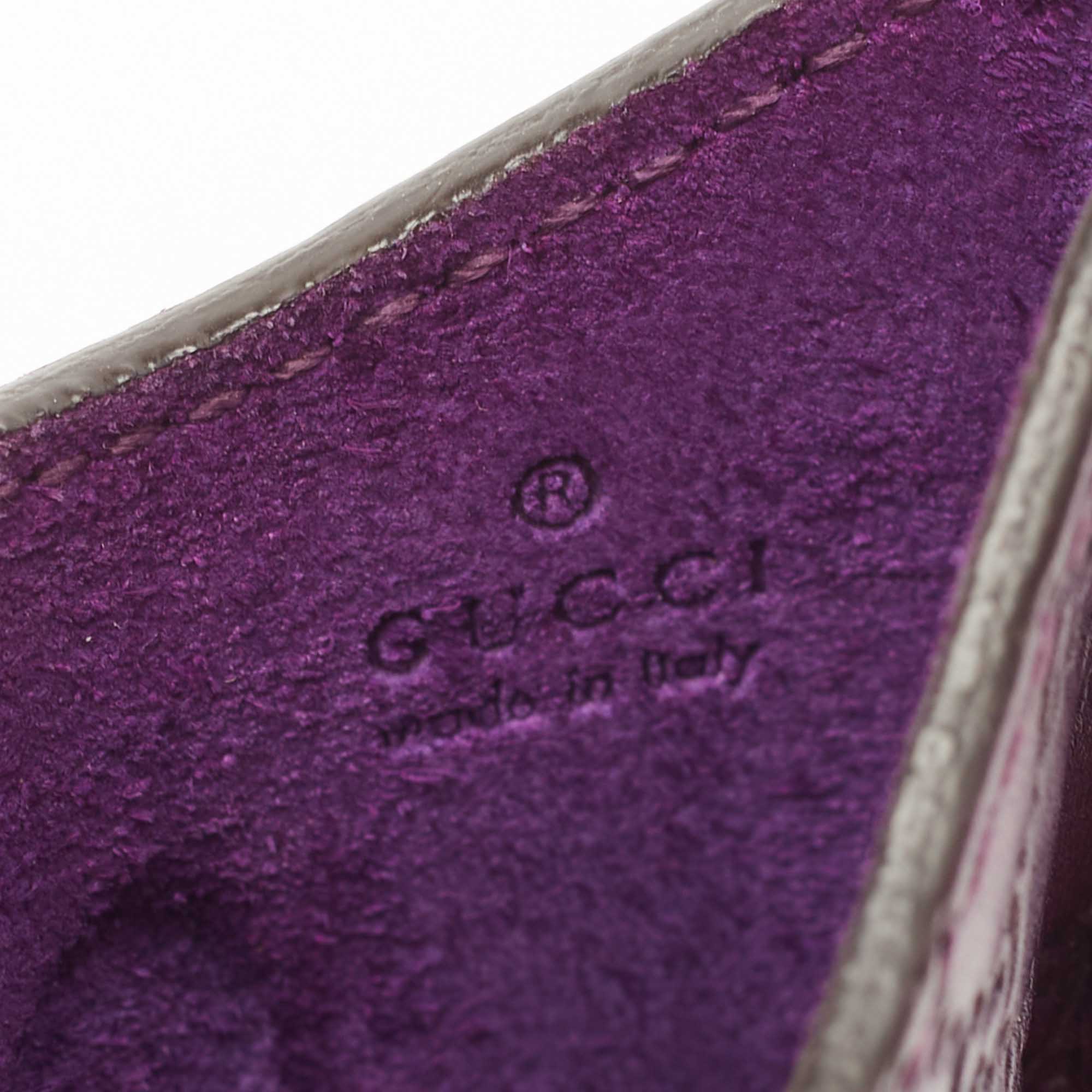 Gucci Purple Microguccissima Leather Blackberry Phone Case