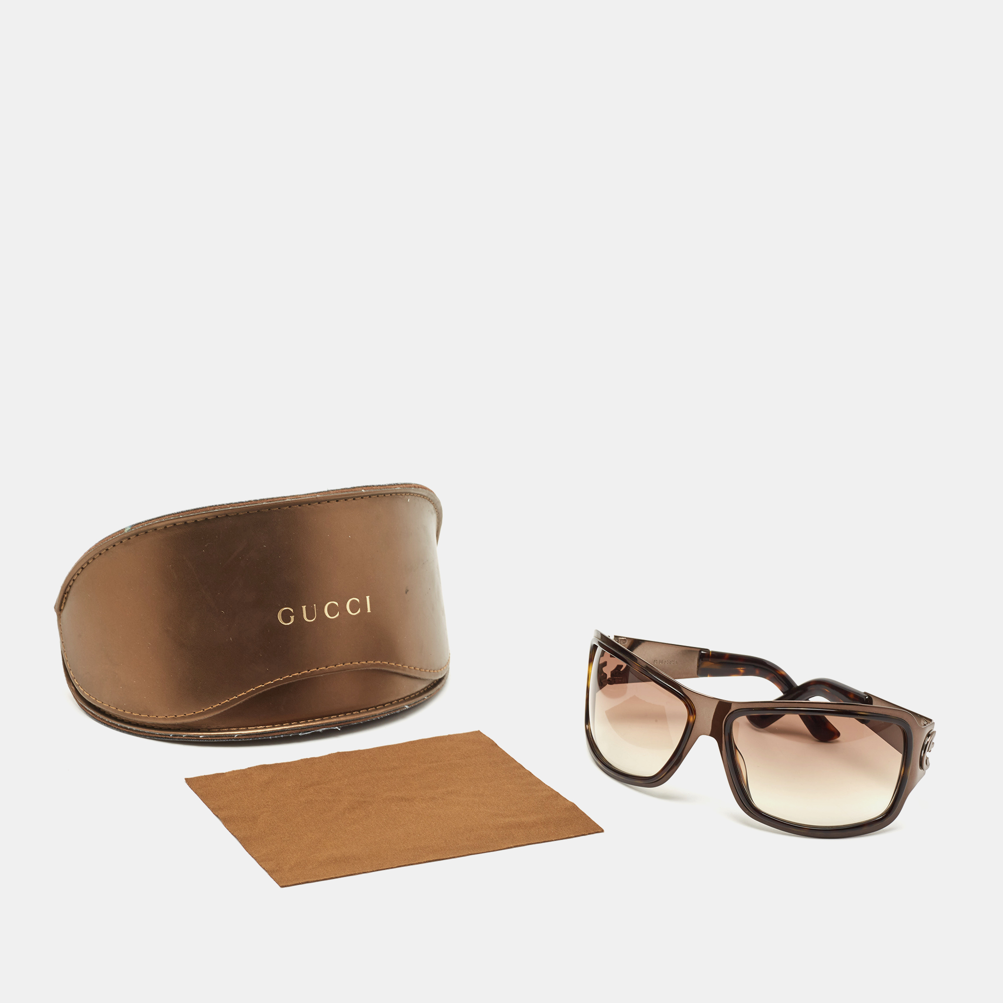 Gucci Bronze Interlocking G Gradient Sunglasses