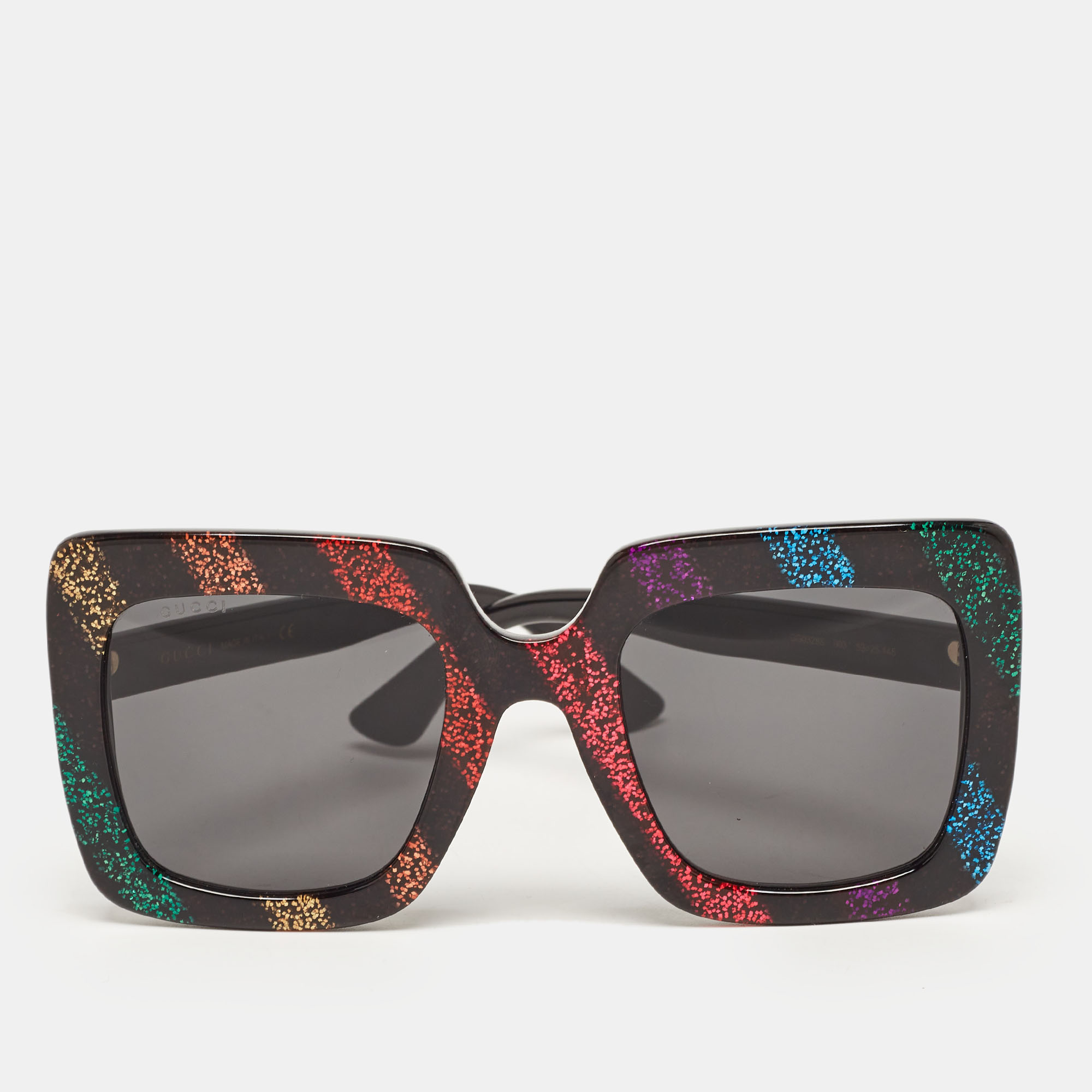 Gucci Multicolor GG0328S Square Oversized Sunglasses