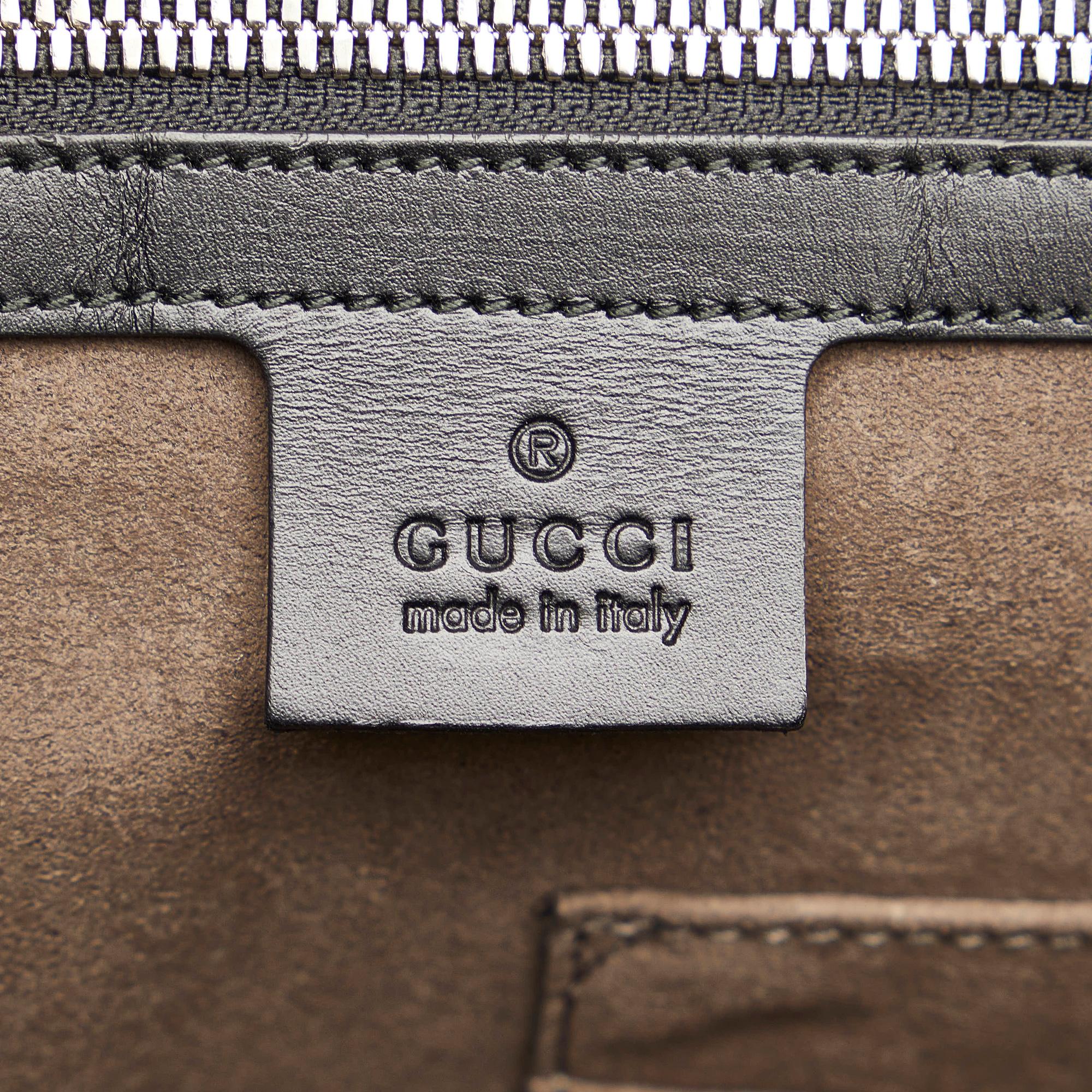 Gucci Beige/Brown GG Supreme Caleido Eden Briefcase