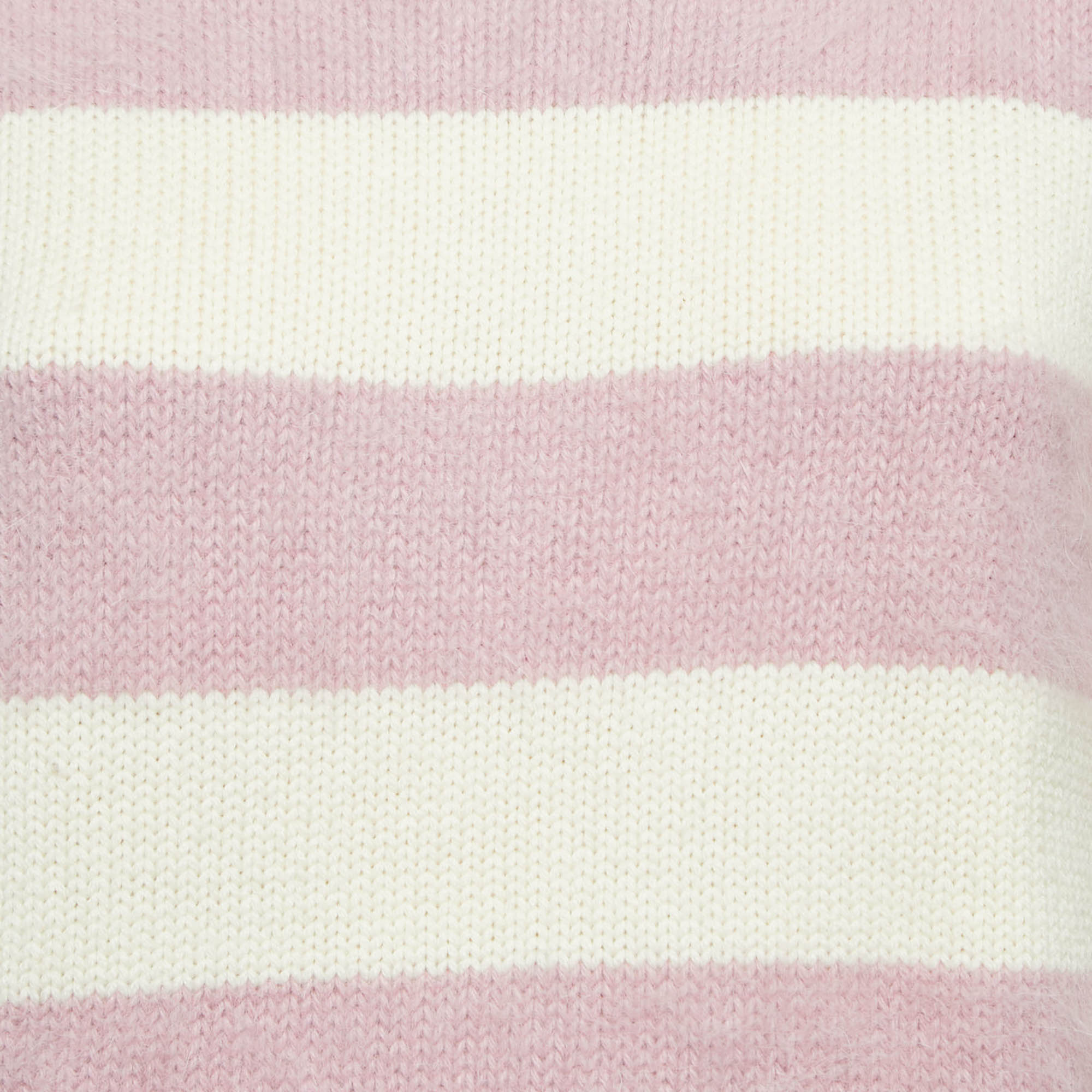 Gucci Pink/Cream Stripe Wool Sweater XS