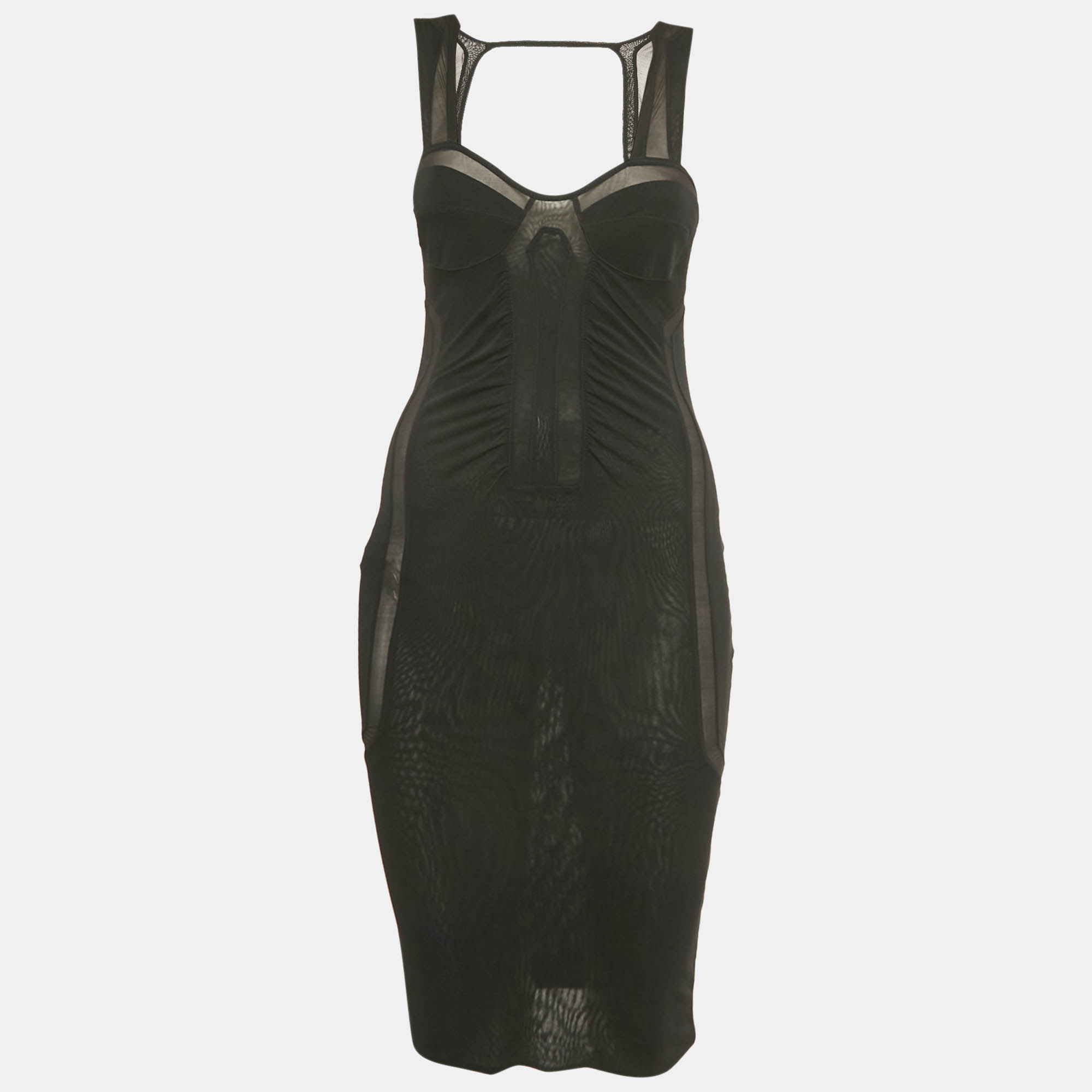 Gucci Black Jersey Sleeveless Midi Dress S
Gucci Black Jersey Sleeveless Midi Dress S