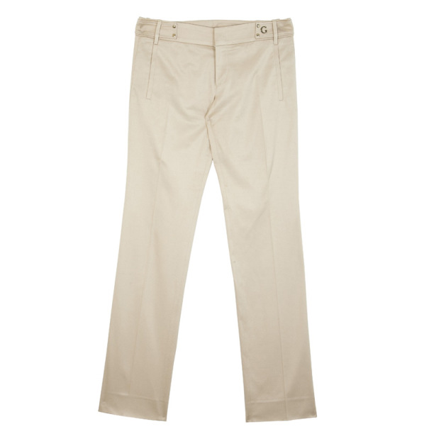 Image of Gucci Beige Formal Flare Pants M