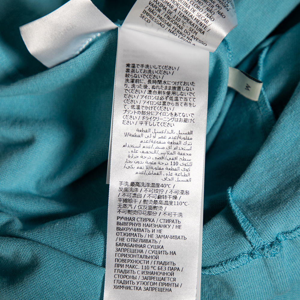 Gucci X Disney Blue Cotton Printed Short Sleeve T-Shirt M