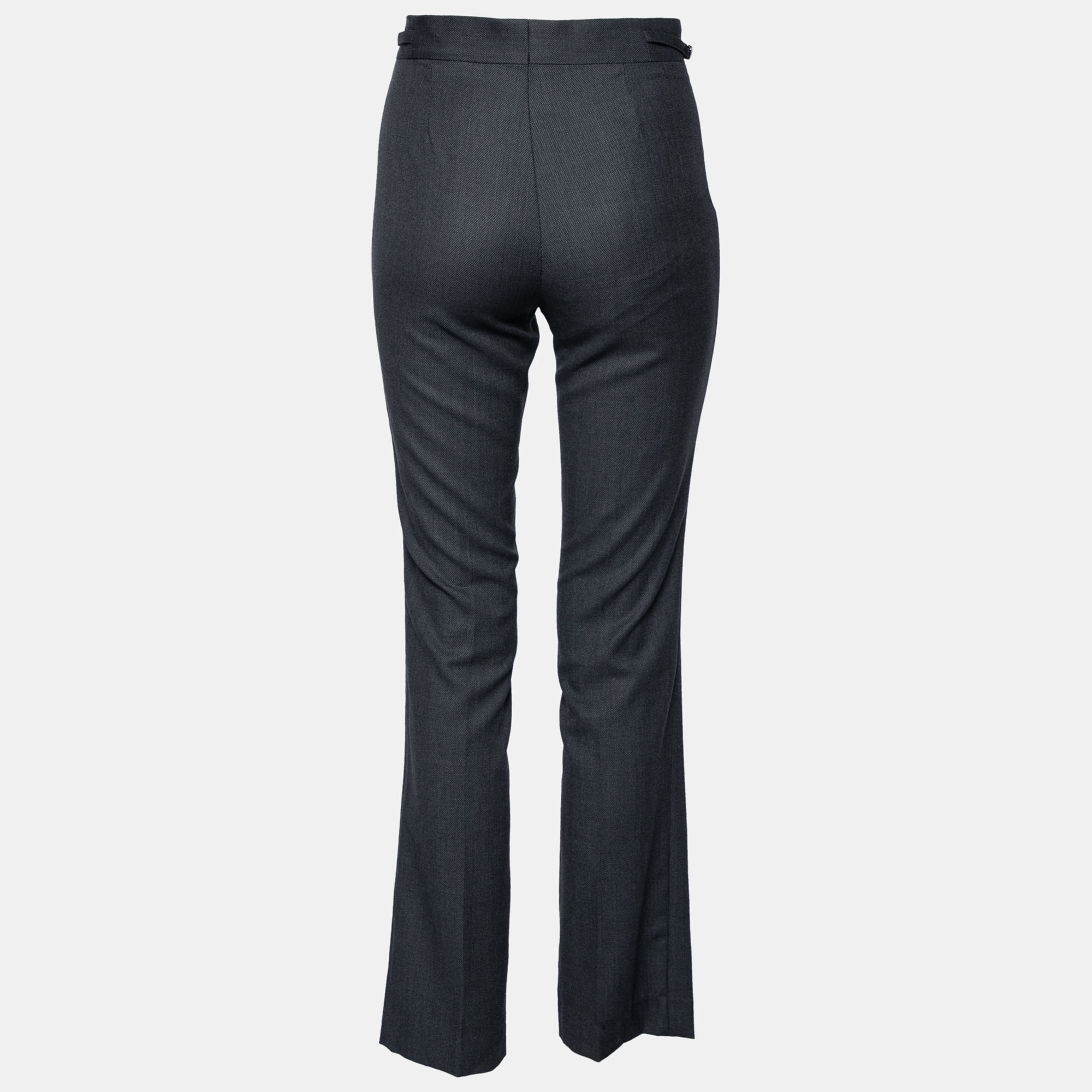 Gucci Vintage Grey Patterned Wool Buckle Detail Pants
Gucci Vintage Grey Patterned Wool Buckle Detail Pants