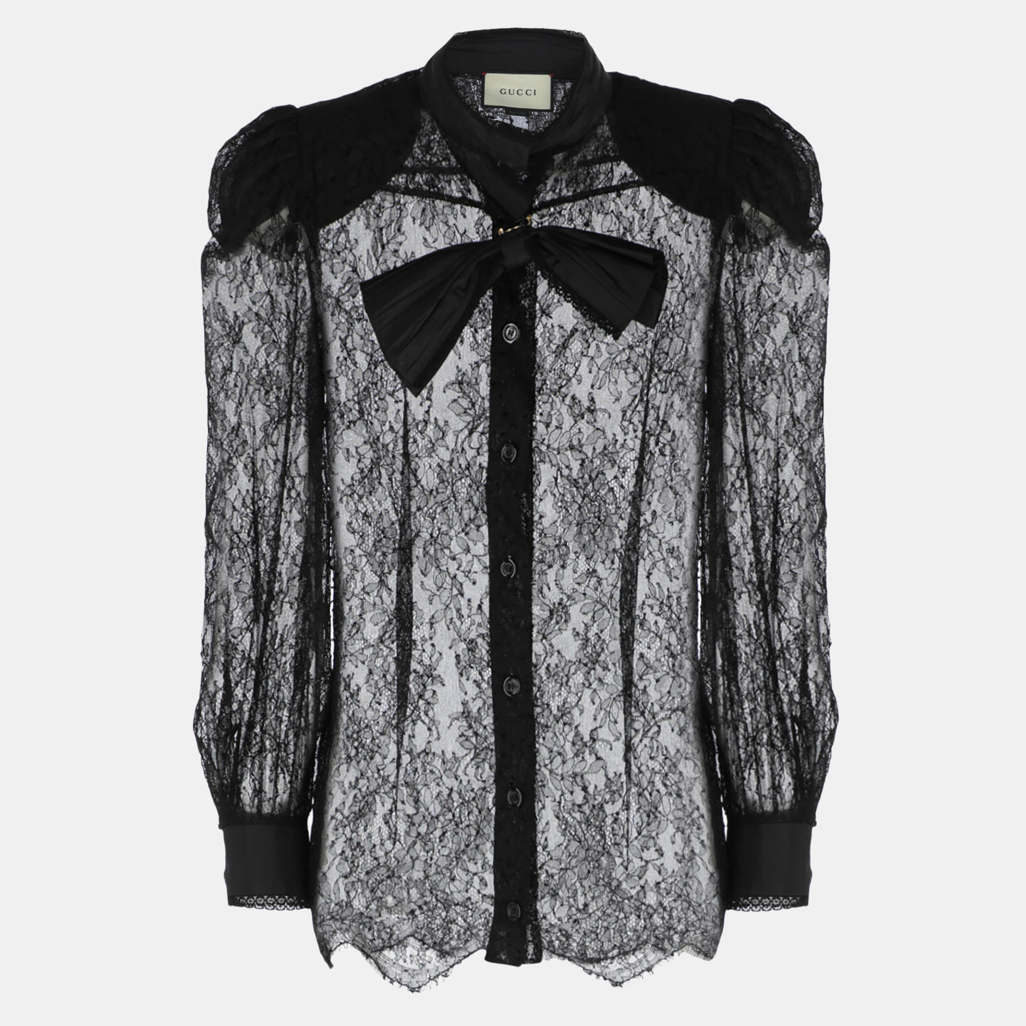 Gucci  Women's Synthetic Fibers Shirt - Black - XS