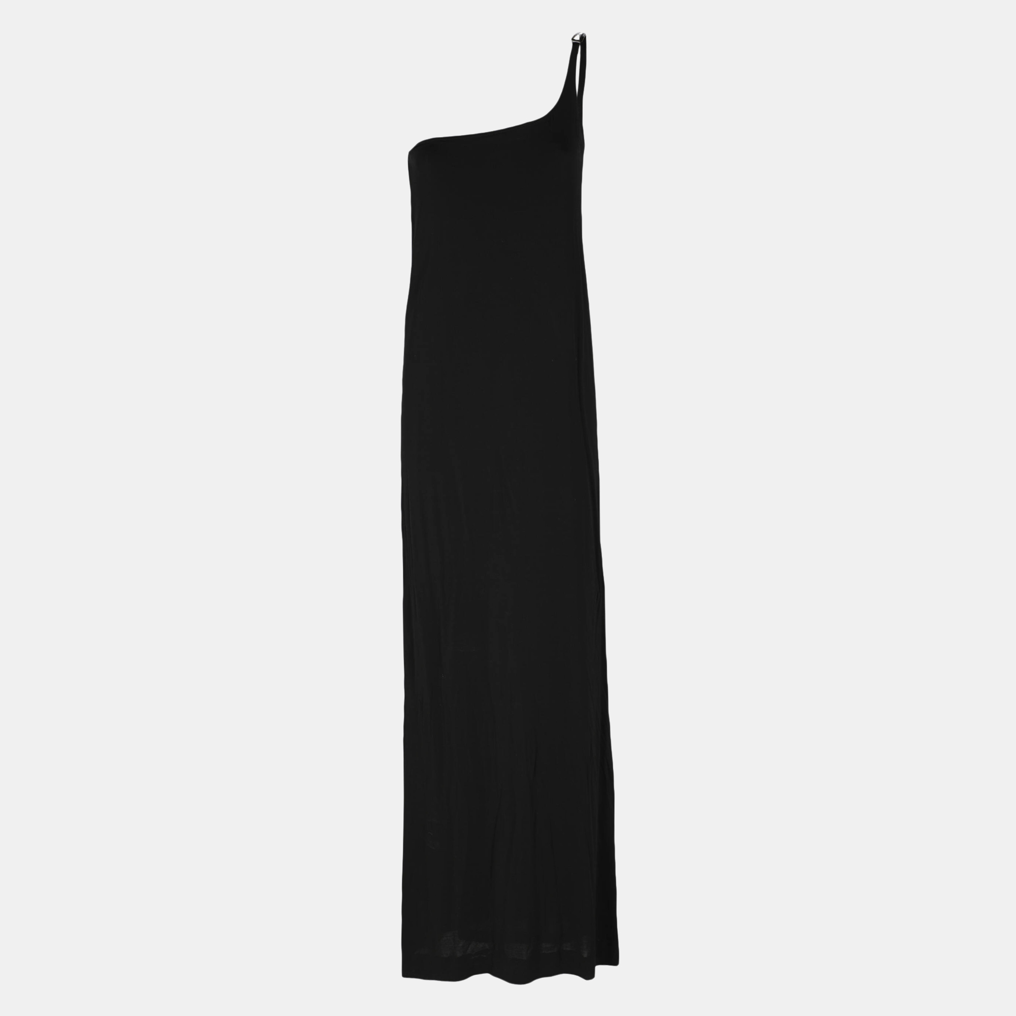Gucci  Women's Synthetic Fibers Long Dress - Black - M