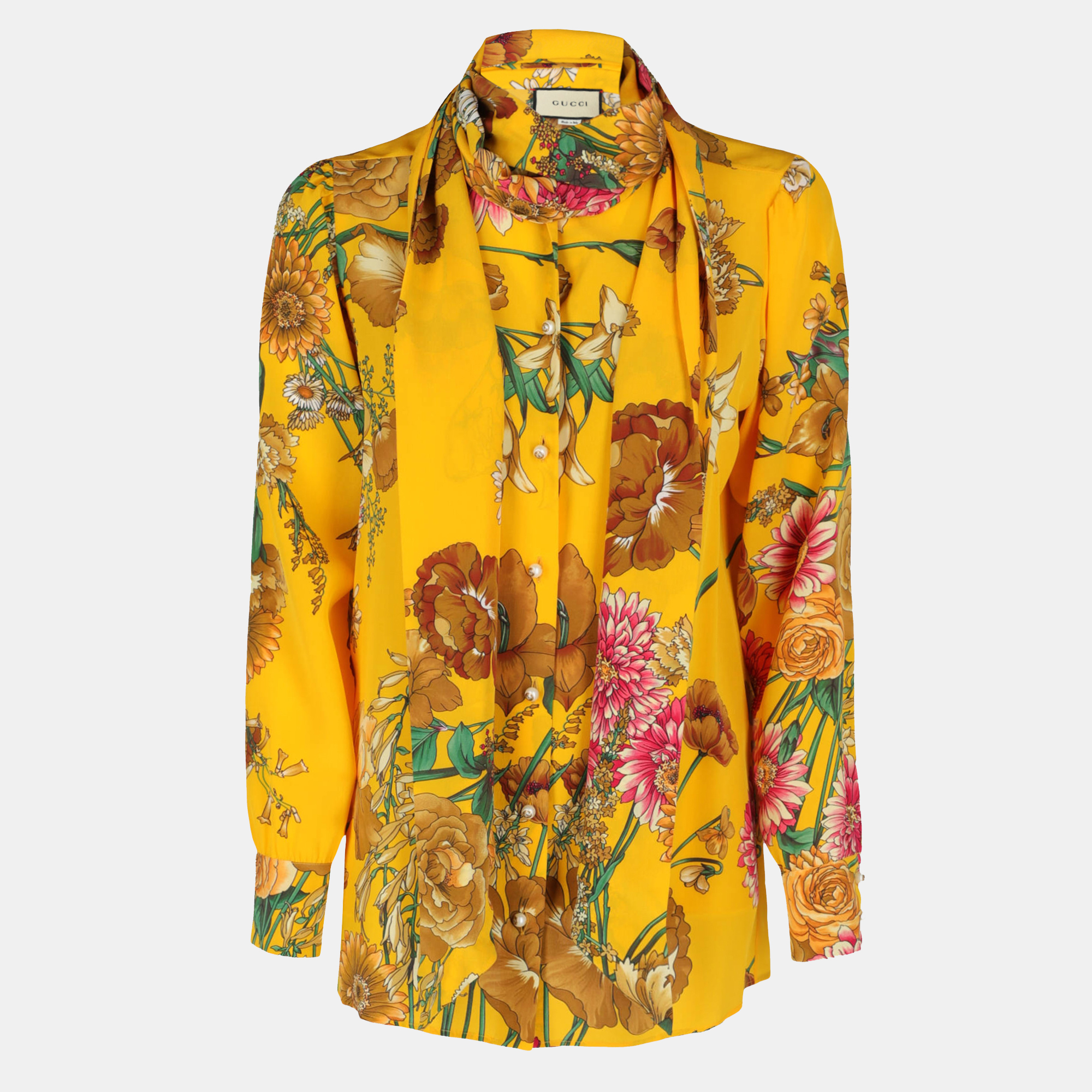 Gucci  Women's Silk Shirt - Multicolor - XS