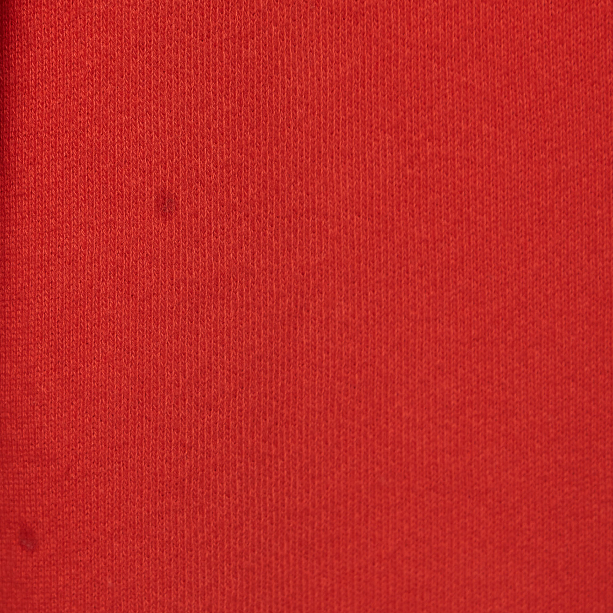 Gucci Red Sequined UFO Logo Print Sweatshirt L