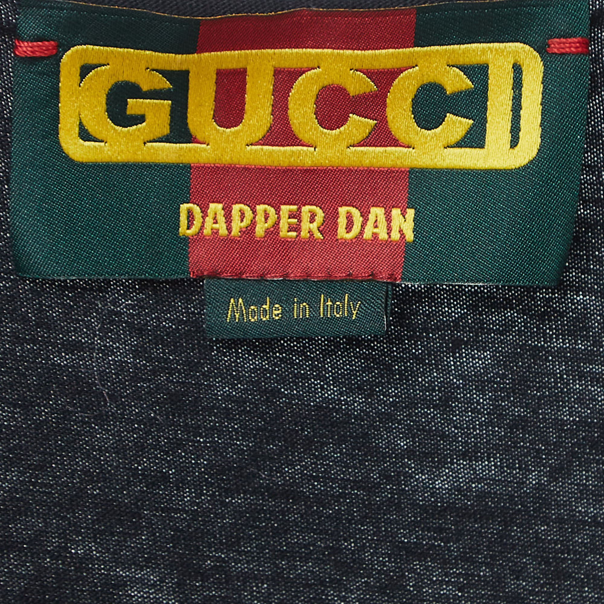 Gucci X Dan Dapper Black Logo Print Cotton Tank Top XS