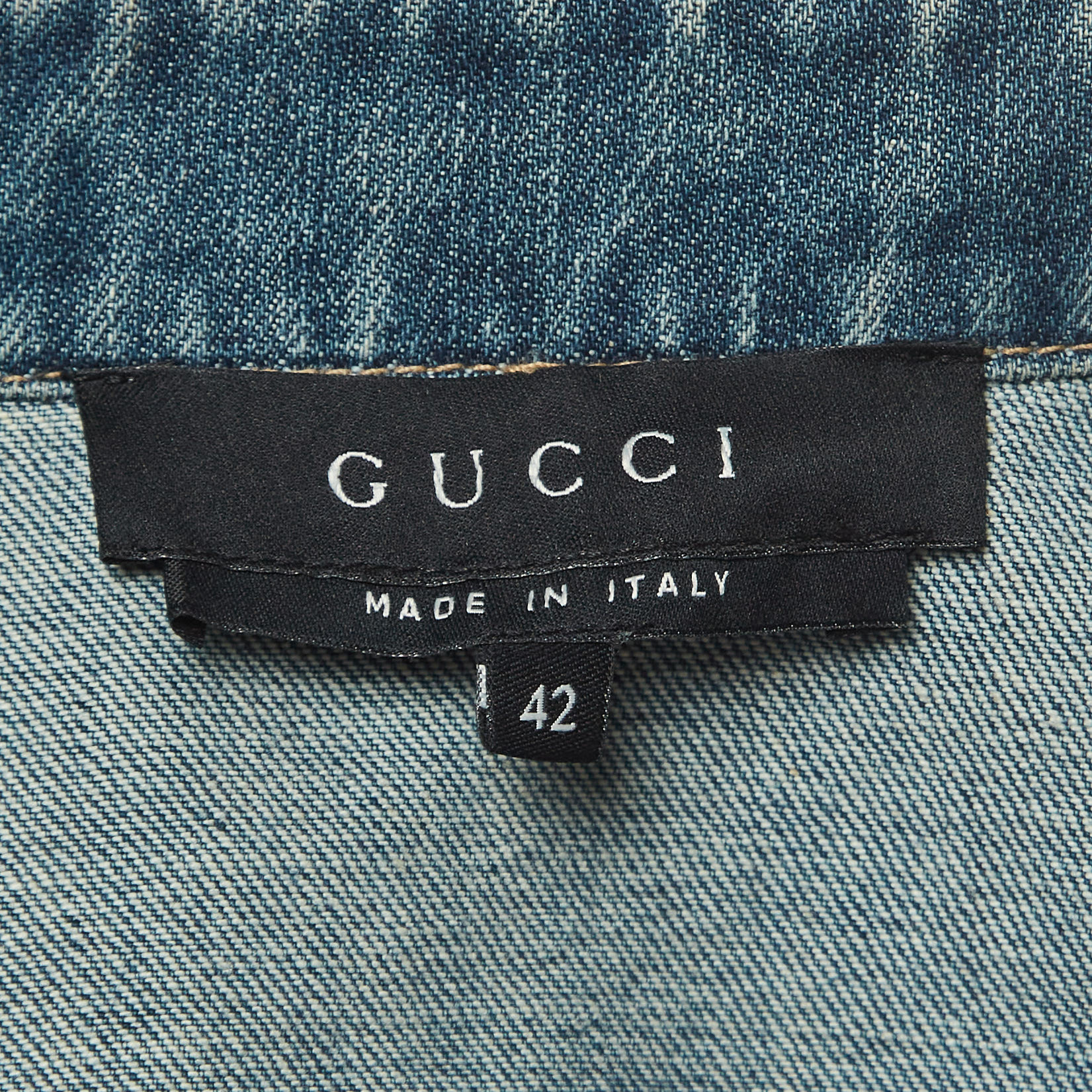 Gucci Vintage Blue Denim Jacket M